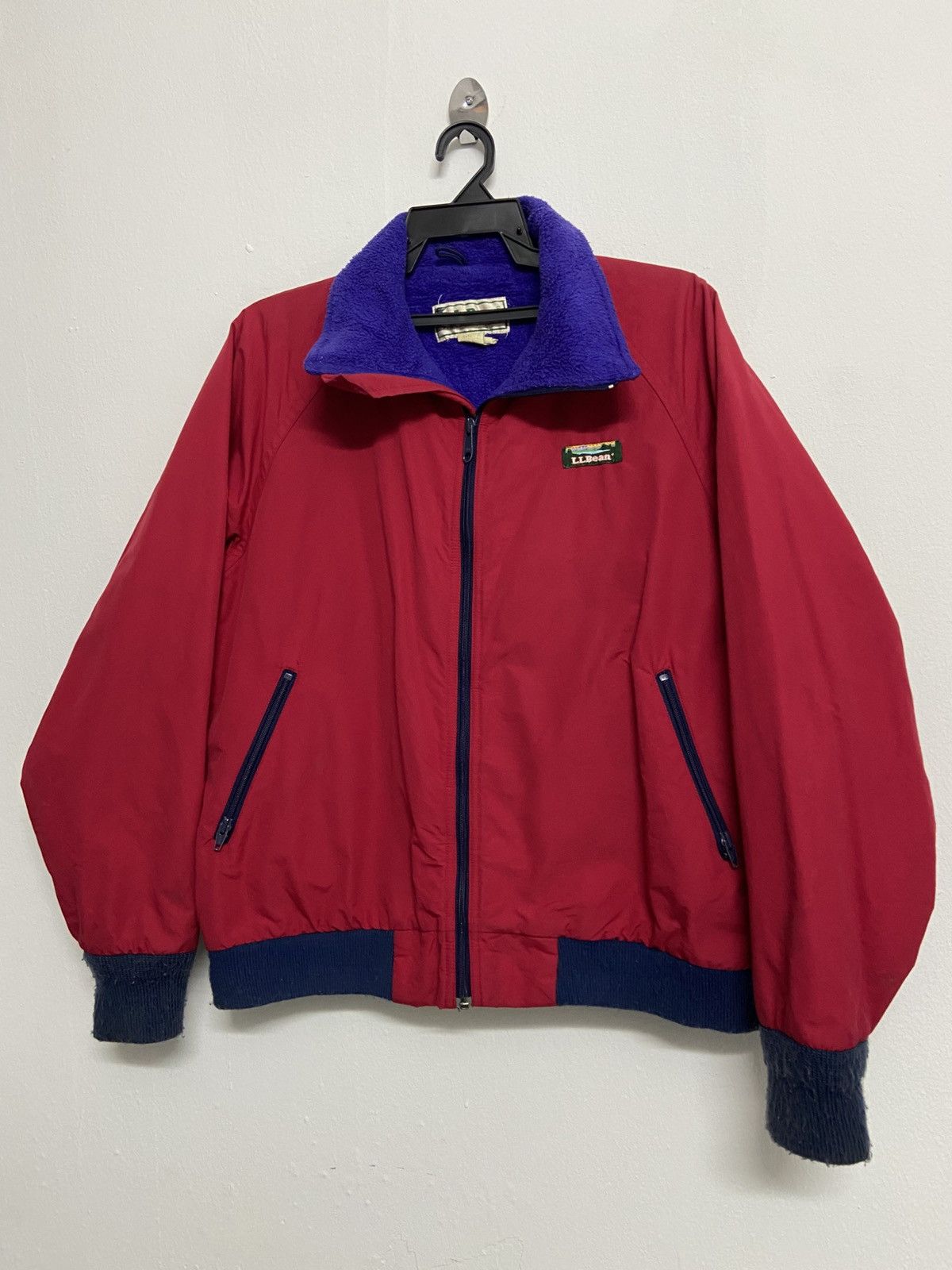 L.L. Bean Vintage 80s LL BEAN Jacket Nylon Zipper Lining Fleece Size US M / EU 48-50 / 2 - 10 Thumbnail
