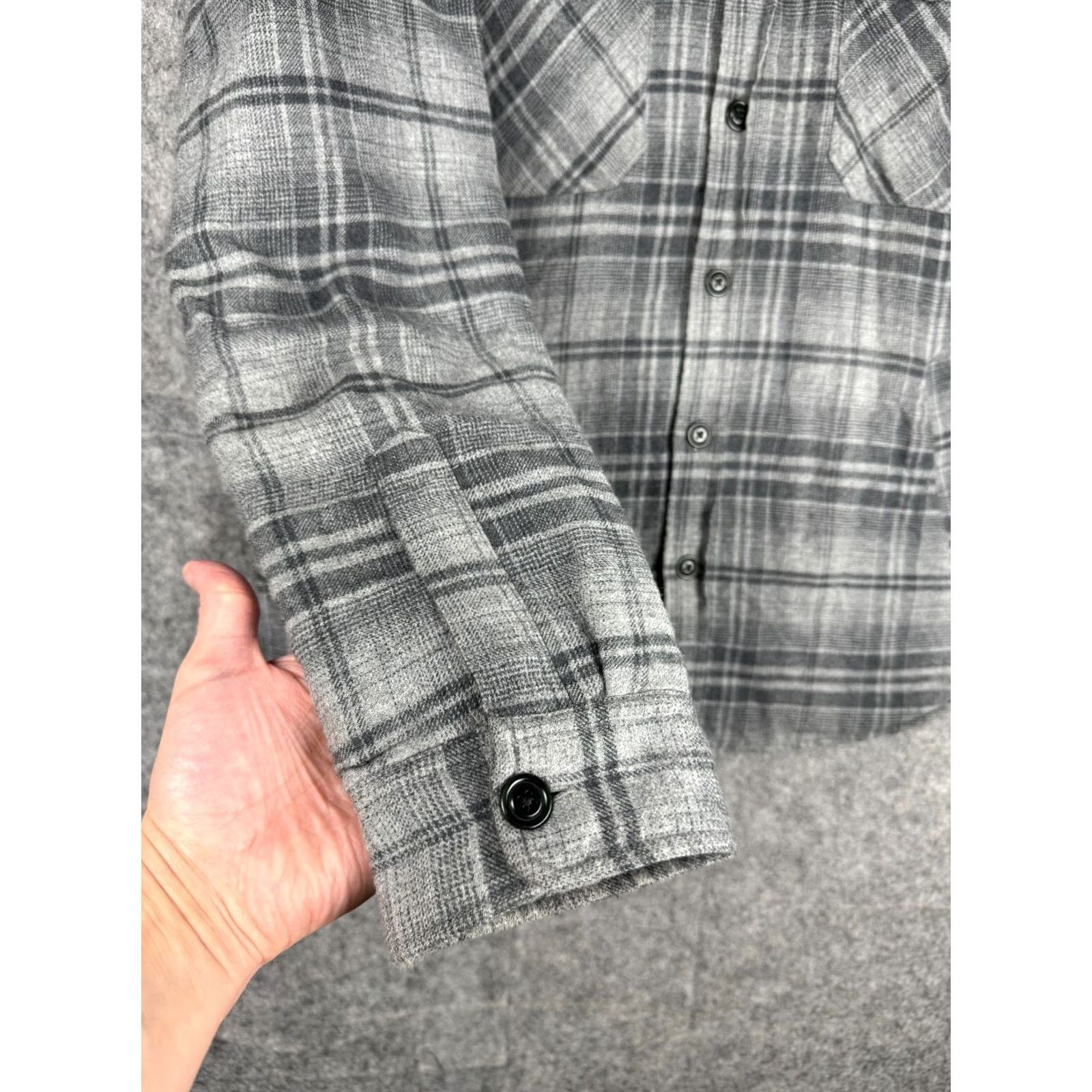 Rails Rails Jacket Shacket Men XL Plaid Flannel Button Lined Worthing Shadow Size US XL / EU 56 / 4 - 5 Thumbnail