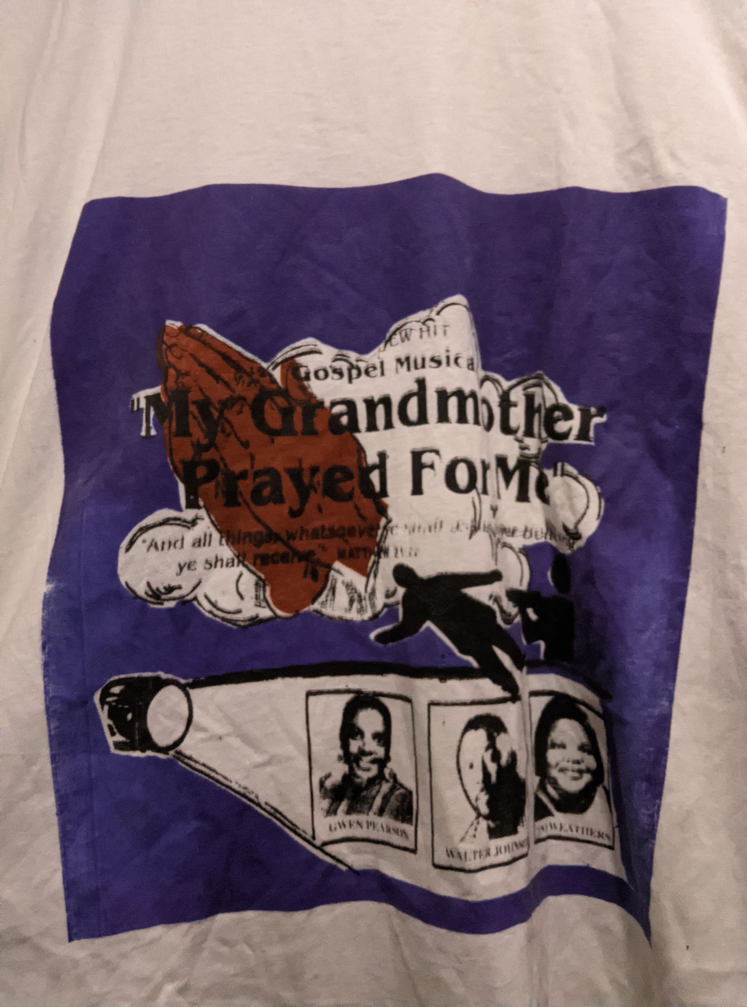 Rap Tees × Vintage Vintage 90s i get high on Jesús gospel musical Size US XL / EU 56 / 4 - 6 Thumbnail