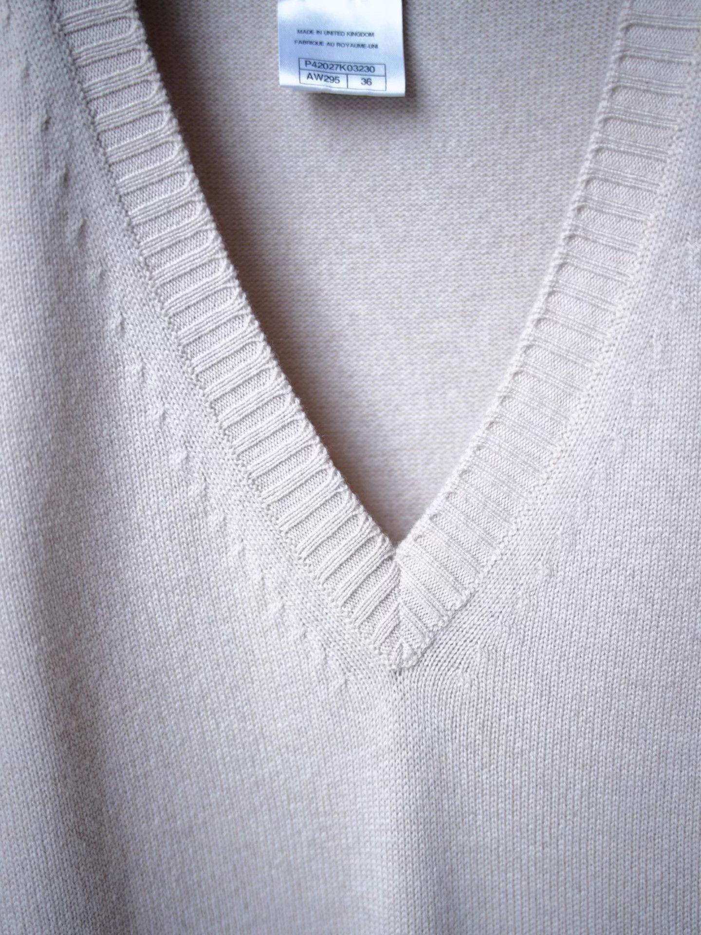Chanel Chanel CC Buckle Oatmeal Cashmere Vest Dress Size XS / US 0-2 / IT 36-38 - 6 Thumbnail
