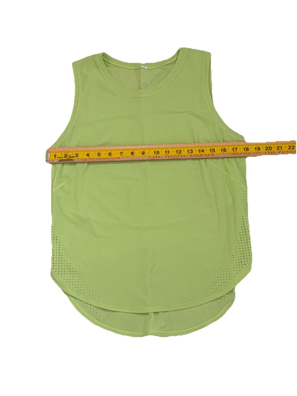 Lululemon LULULEMON HIGH NECK SPLIT HEM RUN TANK NEON MINT SIZE 8 Size M / US 6-8 / IT 42-44 - 3 Thumbnail