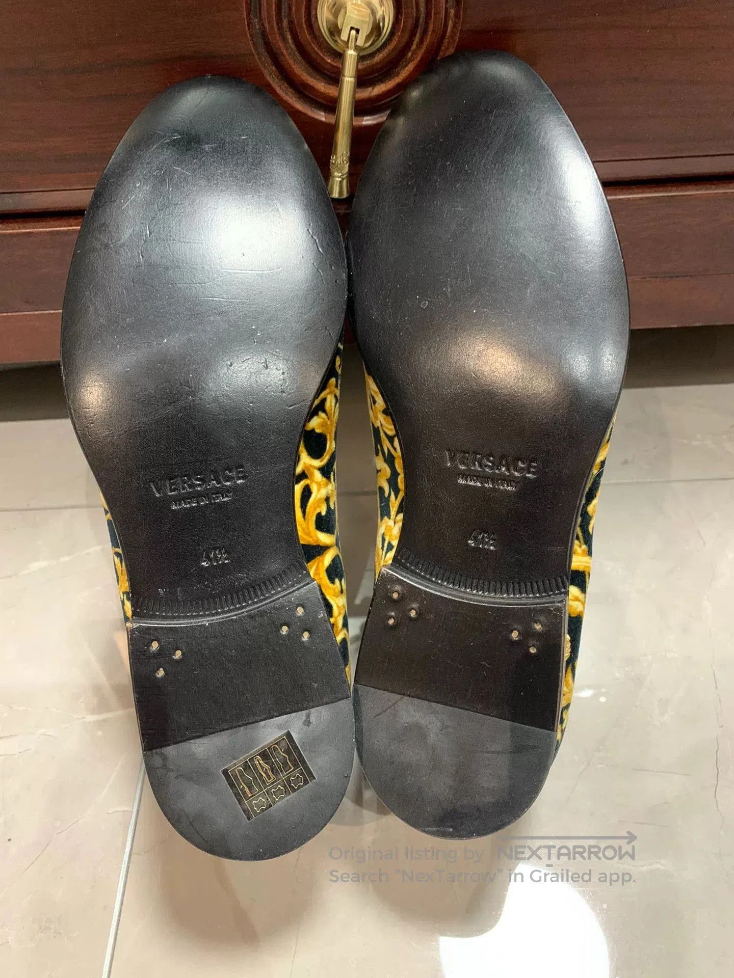 Versace Versace Velvet Loafers. Size US 8.5 / EU 41-42 - 6 Thumbnail
