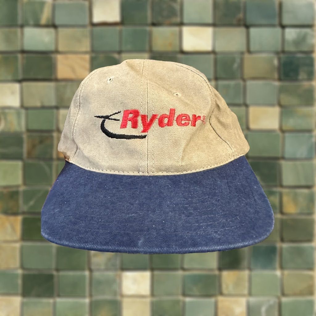 Vintage VINTAGE Headshot Ryder Strap Back Adjustable Hat Blue Corduroy Baseball Cap Men Adjustable Size ONE SIZE - 1 Thumbnail
