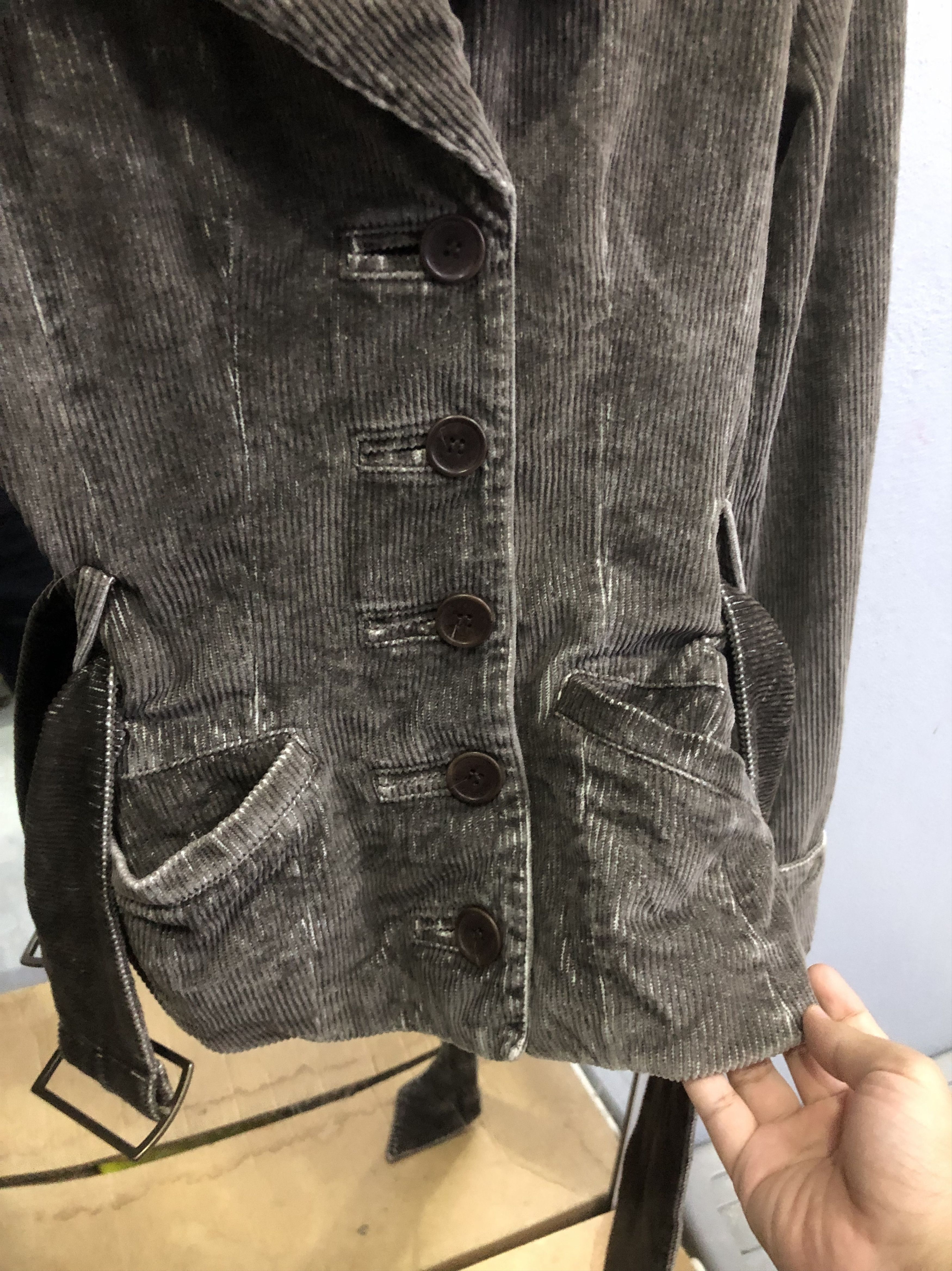 Patrizia Pepe Patrizia Pepe Firenze Corduroy Belted Jacket Italy Size S / US 4 / IT 40 - 9 Thumbnail