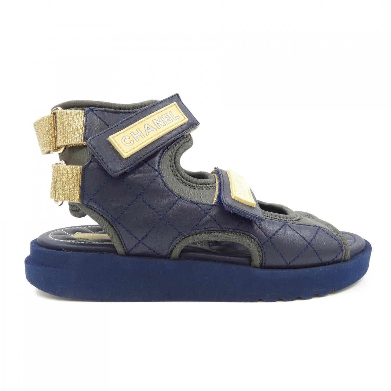 Chanel Chanel Chanel G37231Y55209 Sandals Leather Shoes G37231Y55209 DUTY FREE for USA Size ONE SIZE - 1 Thumbnail