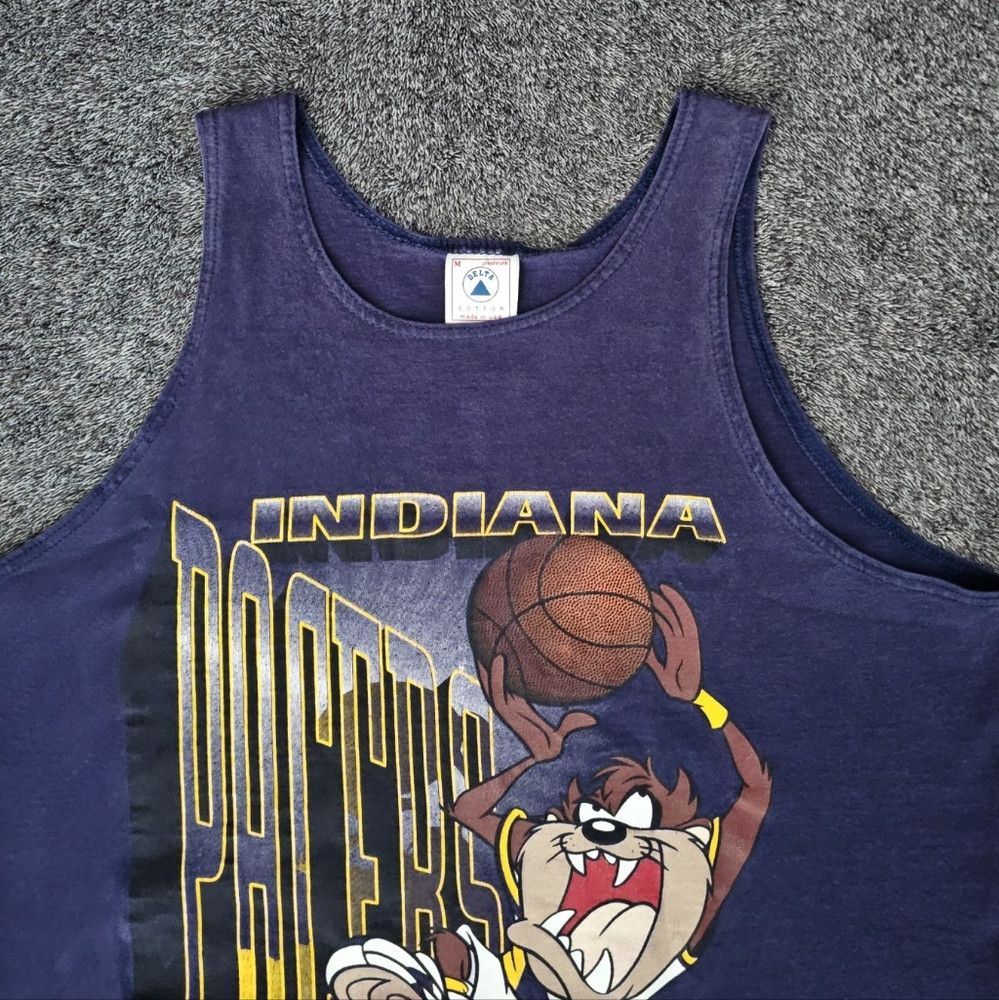 Delta Vintage 1995 Delta Men’s Tasmanian Devil Indiana Pacers Tan Size US M / EU 48-50 / 2 - 2 Thumbnail