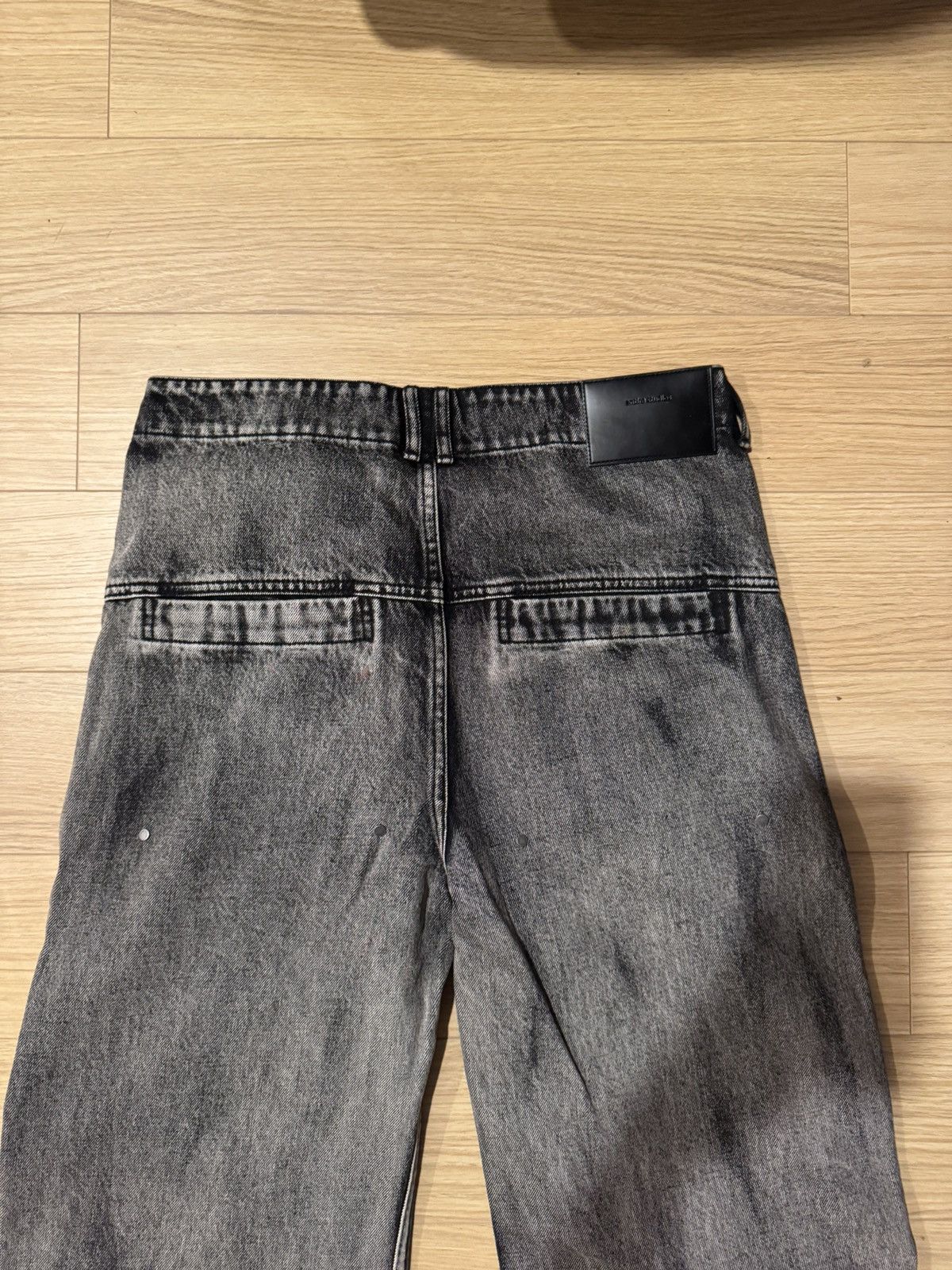 Entire Studios Entire Studios Black/Grey Washed Denim Size US 29 - 5 Thumbnail