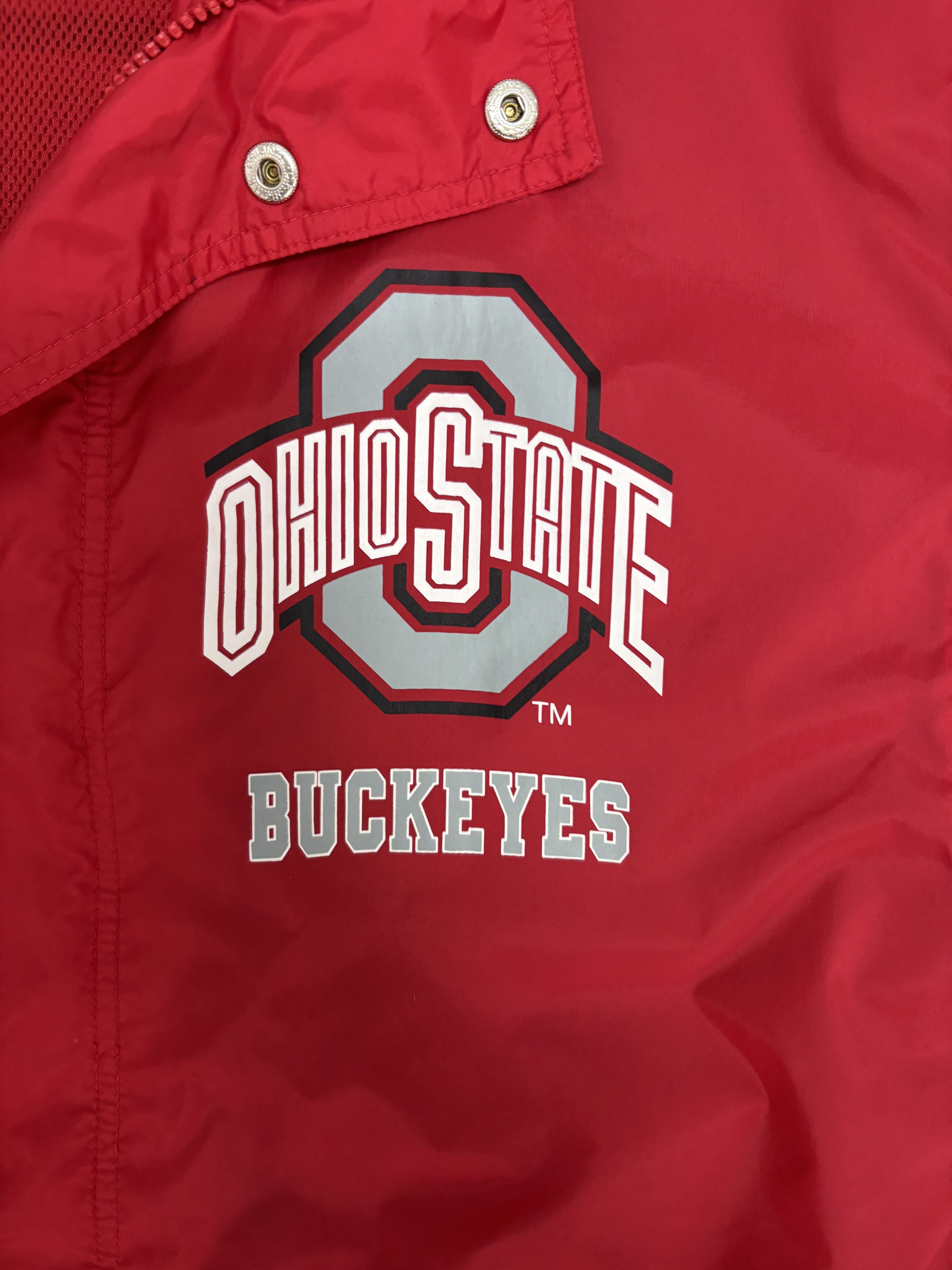 Apex One × Vintage Ohio State Buckeyes Vintage Red Windbreaker Jacket Size US L / EU 52-54 / 3 - 2 Thumbnail