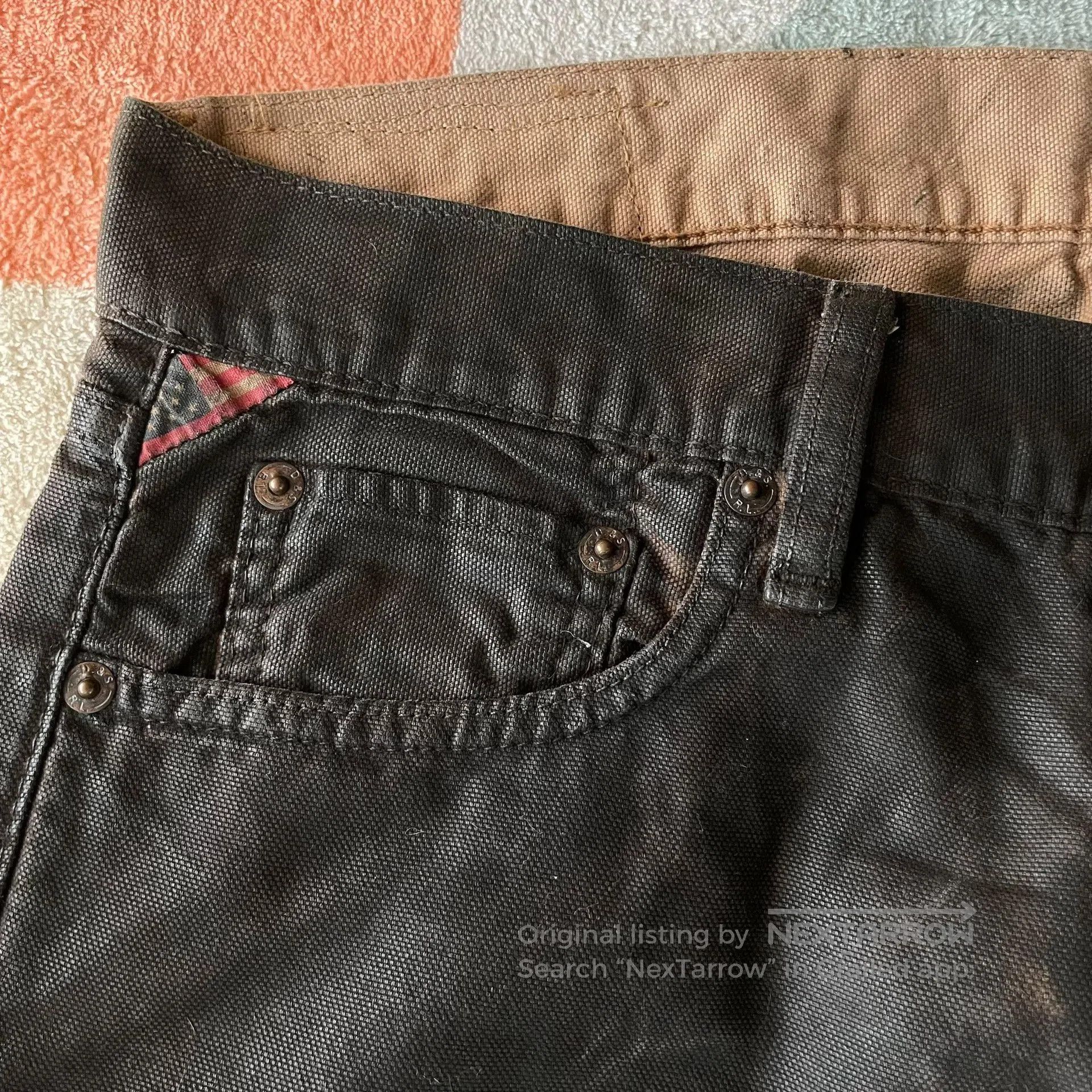 Denim & Supply Ralph Lauren Ralph Lauren Denim Supply Coated Canvas Pants. Size US 29 - 4 Thumbnail