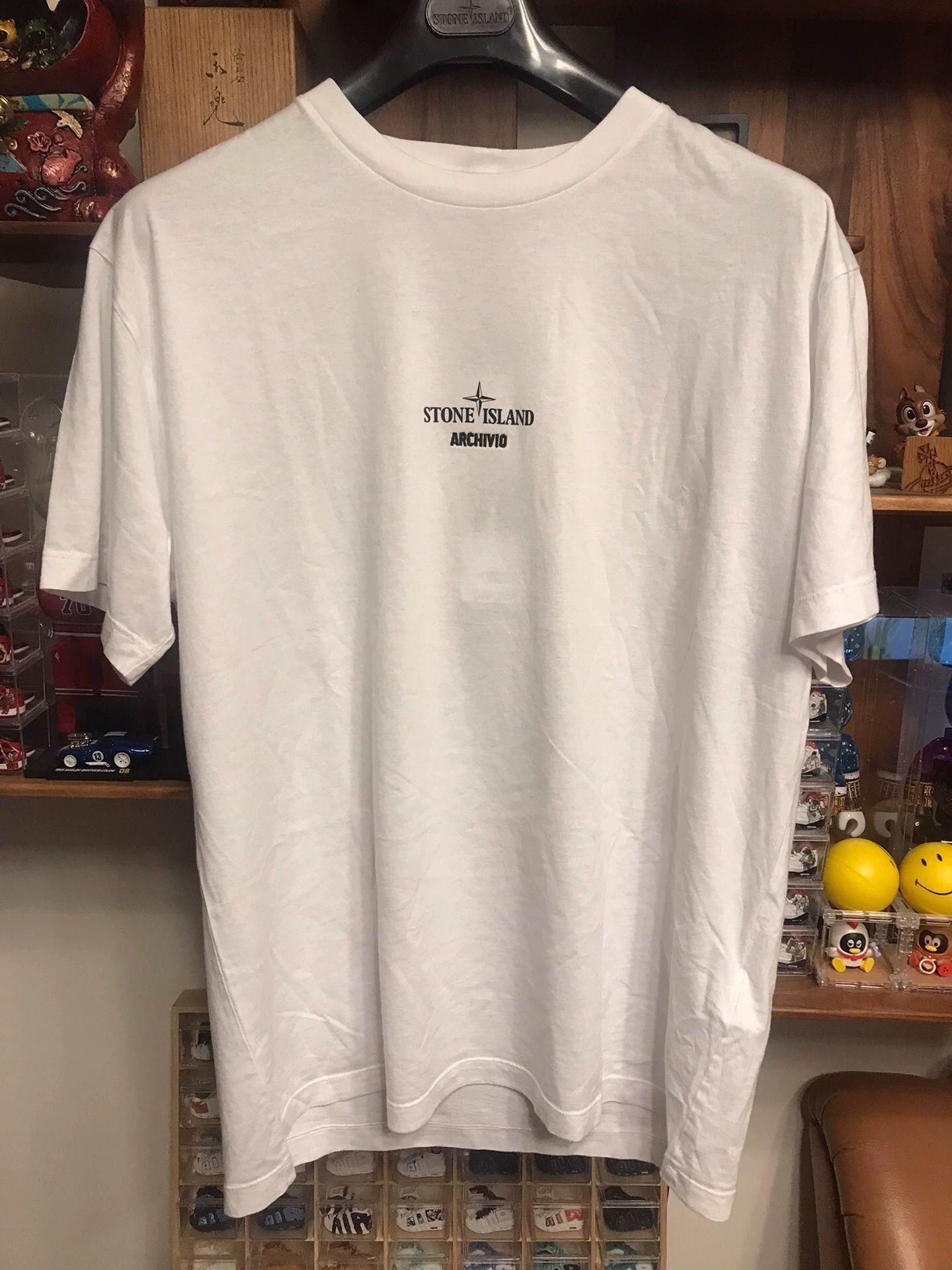 Stone Island T-shirt XXL Letter Embroidery Tech Back