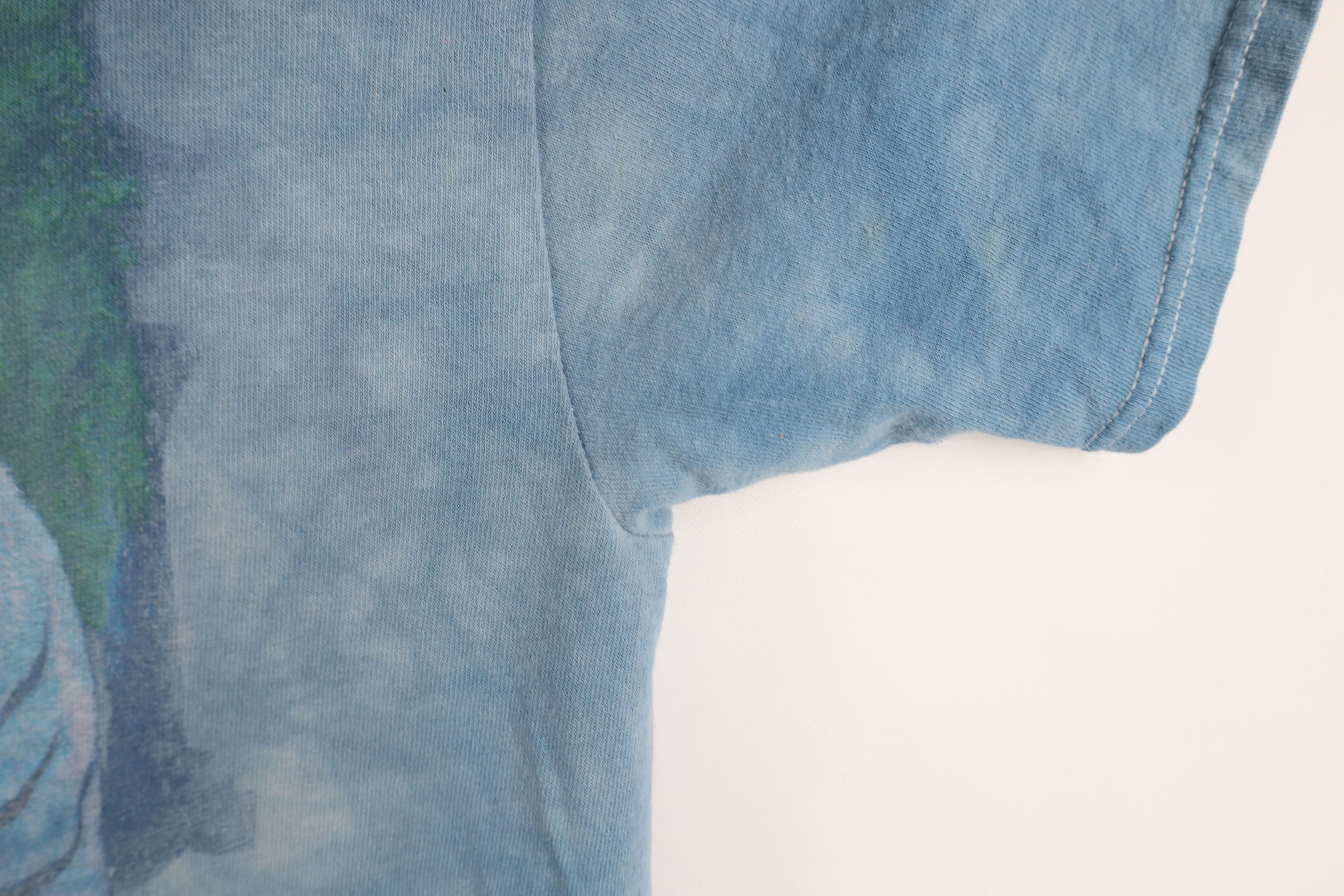 Liquid Blue × Vintage Vintage Y2K Liquid Blue Nature White Tiger Acid Wash T-Shirt Size US XXL / EU 58 / 5 - 15 Thumbnail