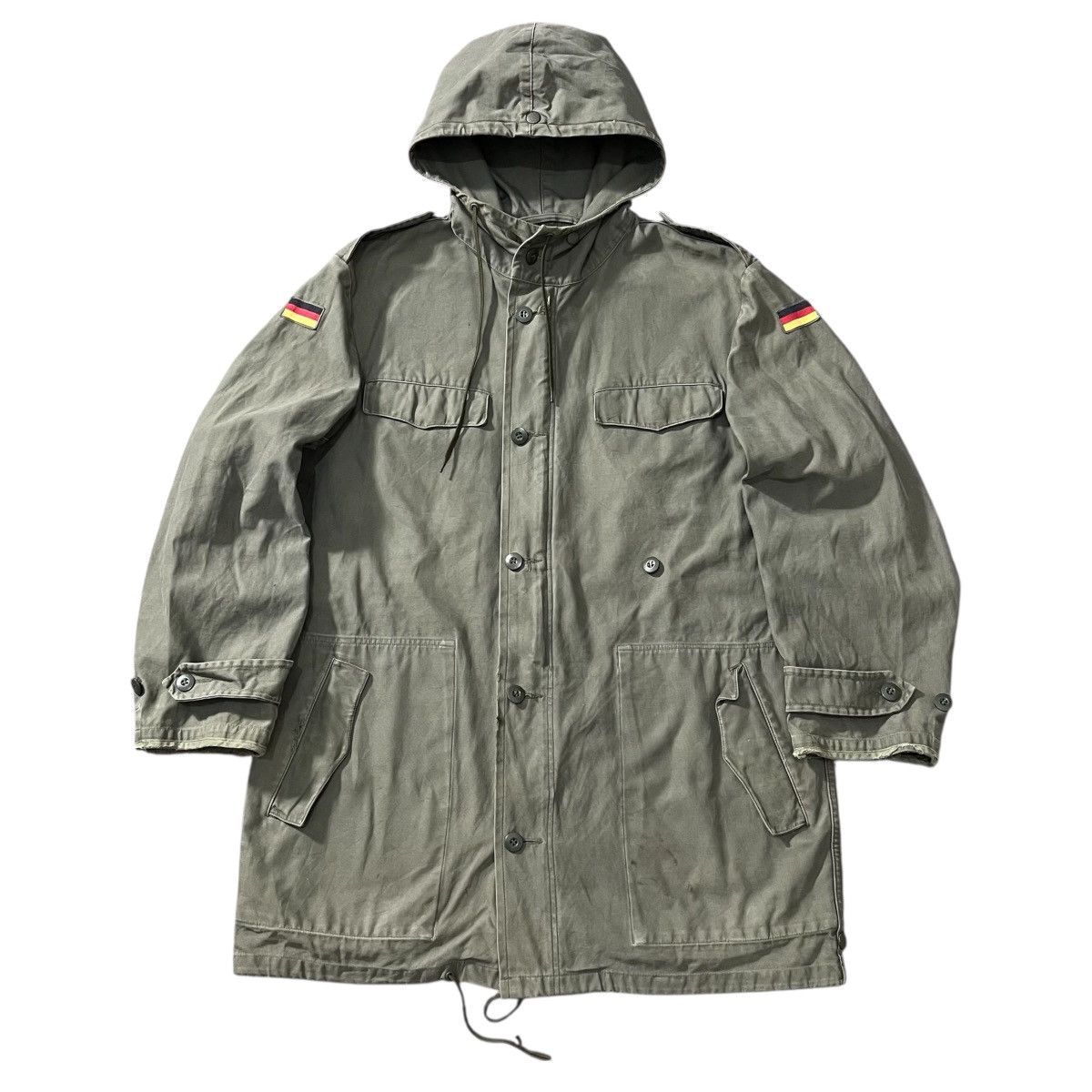 Vintage Vintage 1982 SCHWARZ SULZBACH Germany Army Field ParkaJacket Size US XXL / EU 58 / 5 - 1 Thumbnail