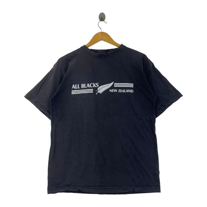 Adidas ADIDAS x ALL BLACKS Rugby New Zealand Faded Tee Shirt Size US M / EU 48-50 / 2 - 1 Thumbnail