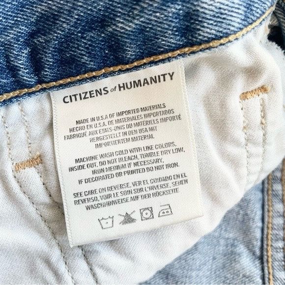 Citizens Of Humanity Citizens Of Humanity Liya High Rise Classic Fit Crop soundtr Size 28" / US 6 / IT 42 - 10 Thumbnail