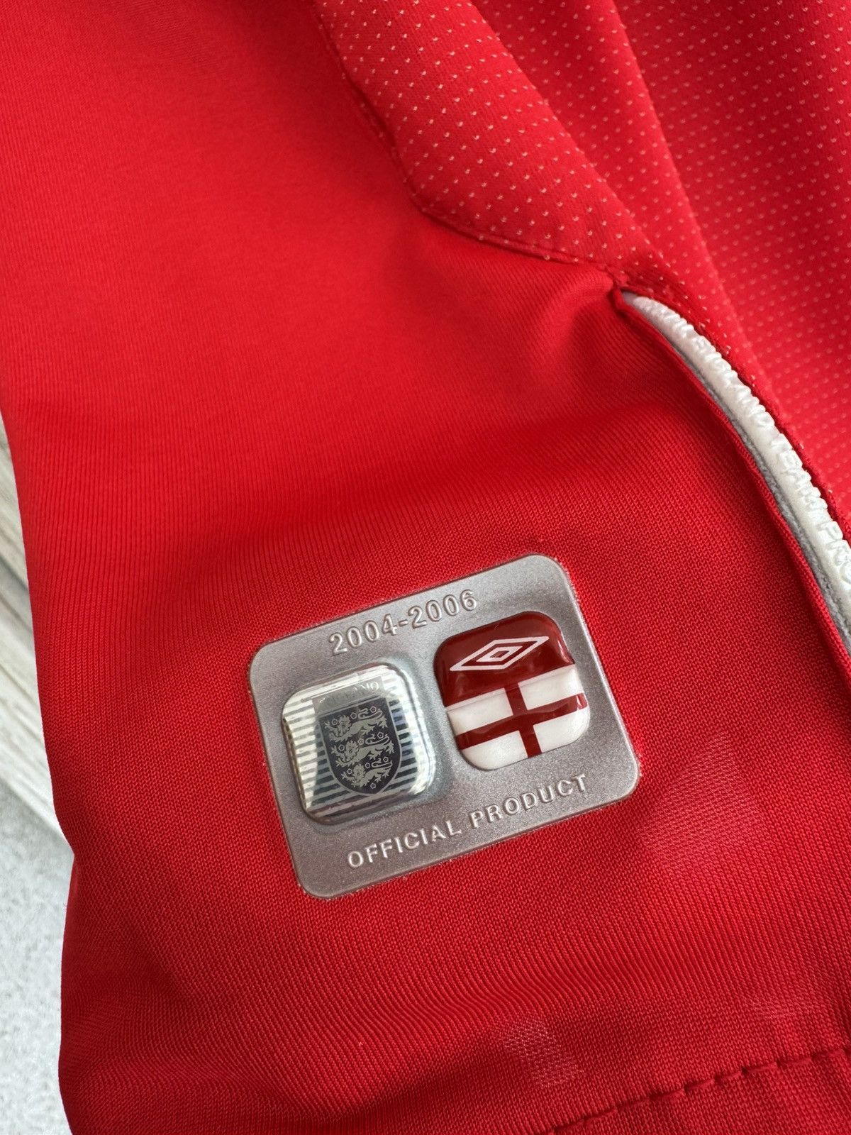 Umbro × Vintage Vintage England 2004-2005 Away Soccer Jersey Football Kit Size US XL / EU 56 / 4 - 9 Thumbnail