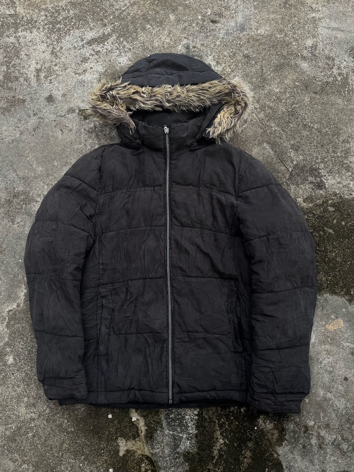 GOSTAR DE FUGA × Japanese Brand × Le Grande Bleu (L.G.B.) Faux Fur Louis Chavlon Japanese Puffer Jacket Lgb Style Size US M / EU 48-50 / 2 - 2 Thumbnail