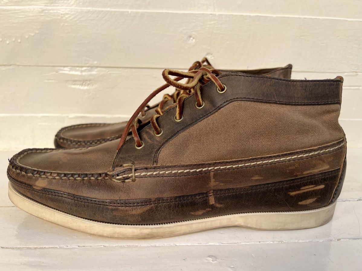 Red Wing Red Wing boots Wabasha 9191 Leather Waxed canvas Made in USA Size US 11.5 / EU 44-45 - 4 Thumbnail