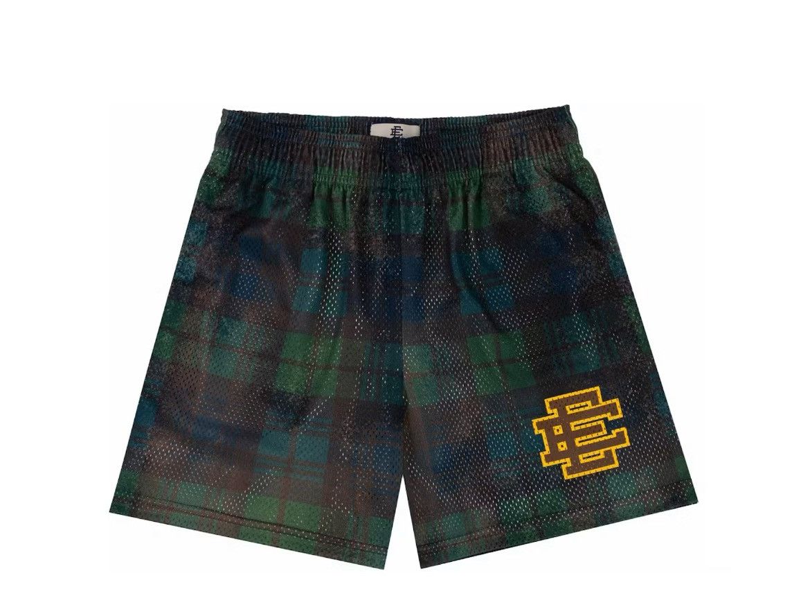 Eric Emanuel Eric Emanuel EE green plaid shorts medium Size US 30 / EU 46 - 1 Thumbnail