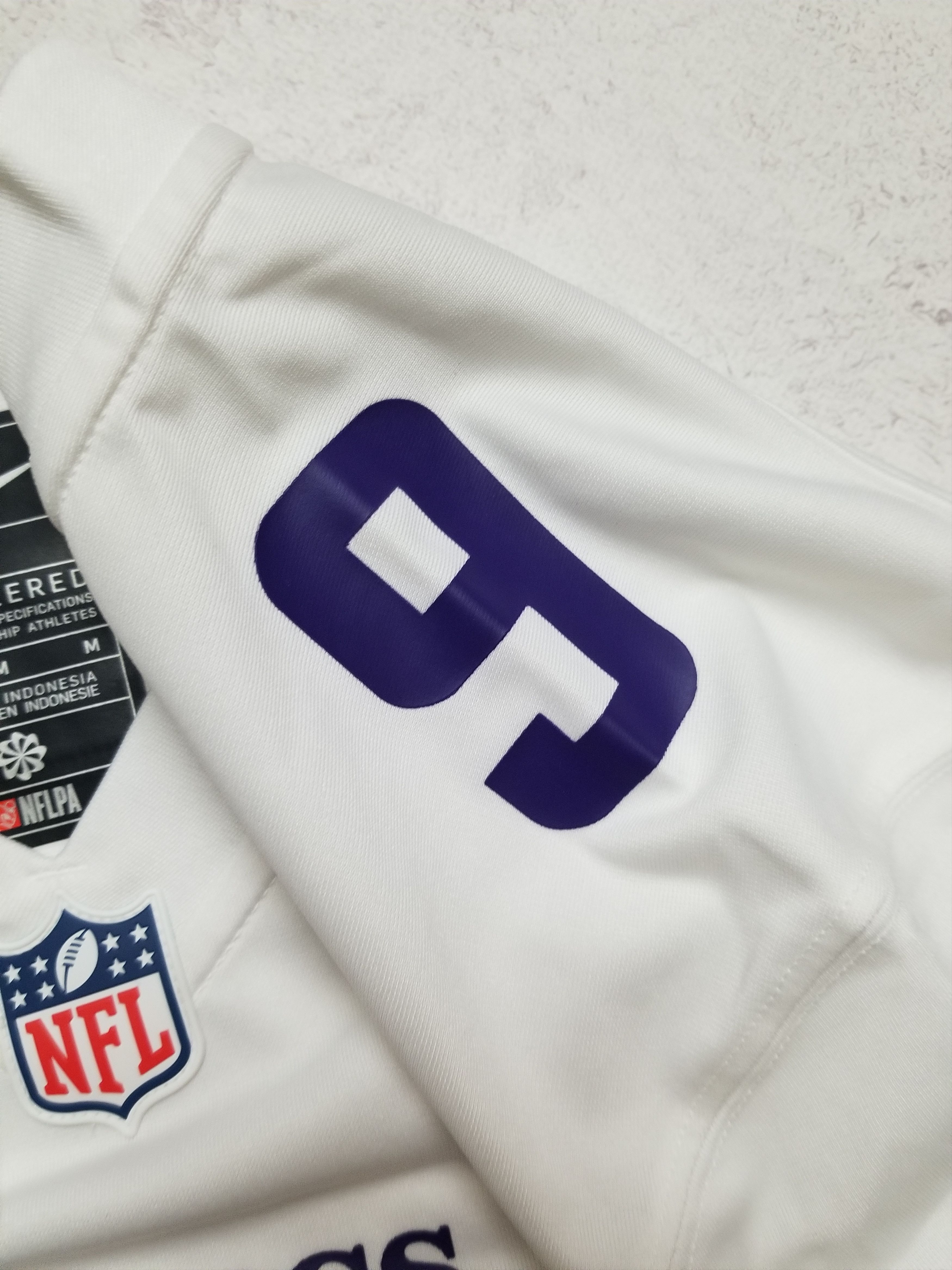 Nike J.J. McCarthy #9 Minnesota Vikings Nike On-field Game Jersey Size US M / EU 48-50 / 2 - 9 Thumbnail