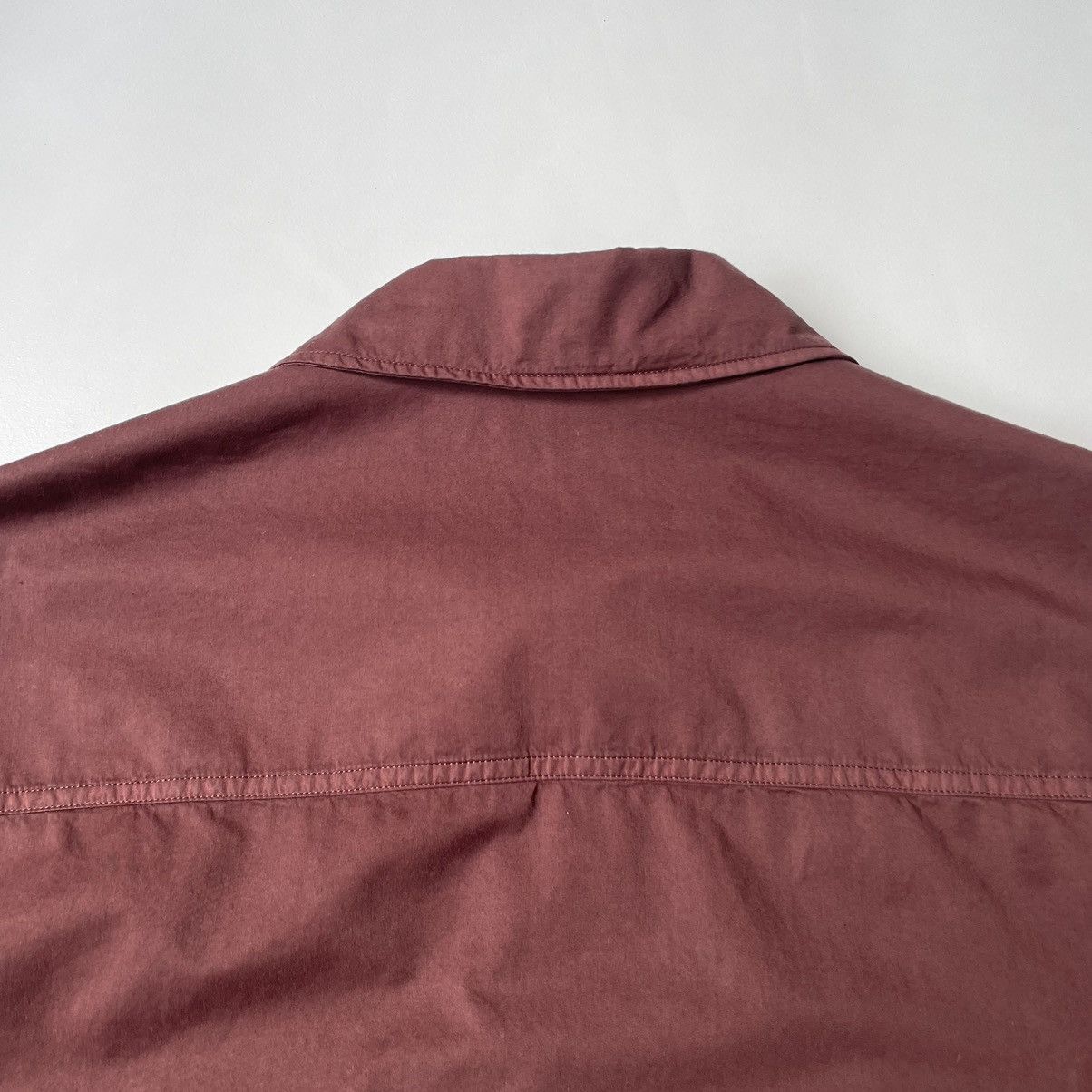 Lemaire Wine Cotton ‘Pyjama’ Over Shirt Size US L / EU 52-54 / 3 - 14 Thumbnail
