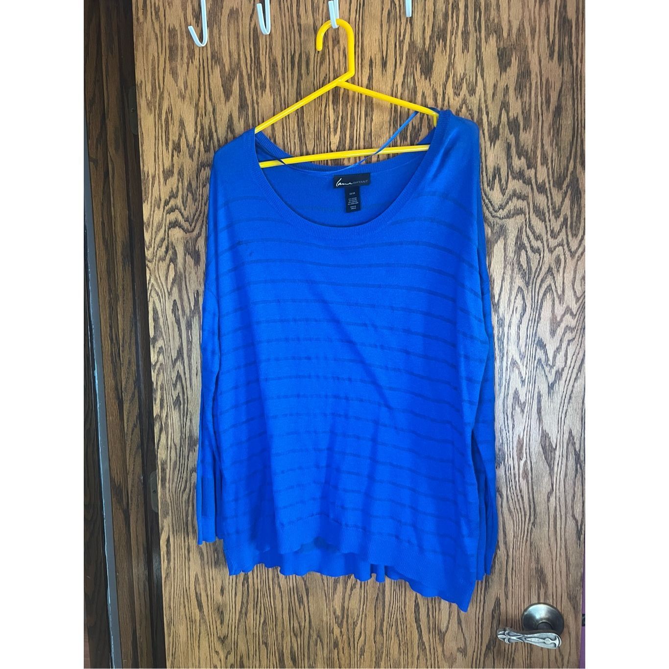 Other Lane Bryant Blue Long Sleeve Top Woman’s Size 22/24 Size XXL / US 16-18 / IT 52-54 - 1 Thumbnail