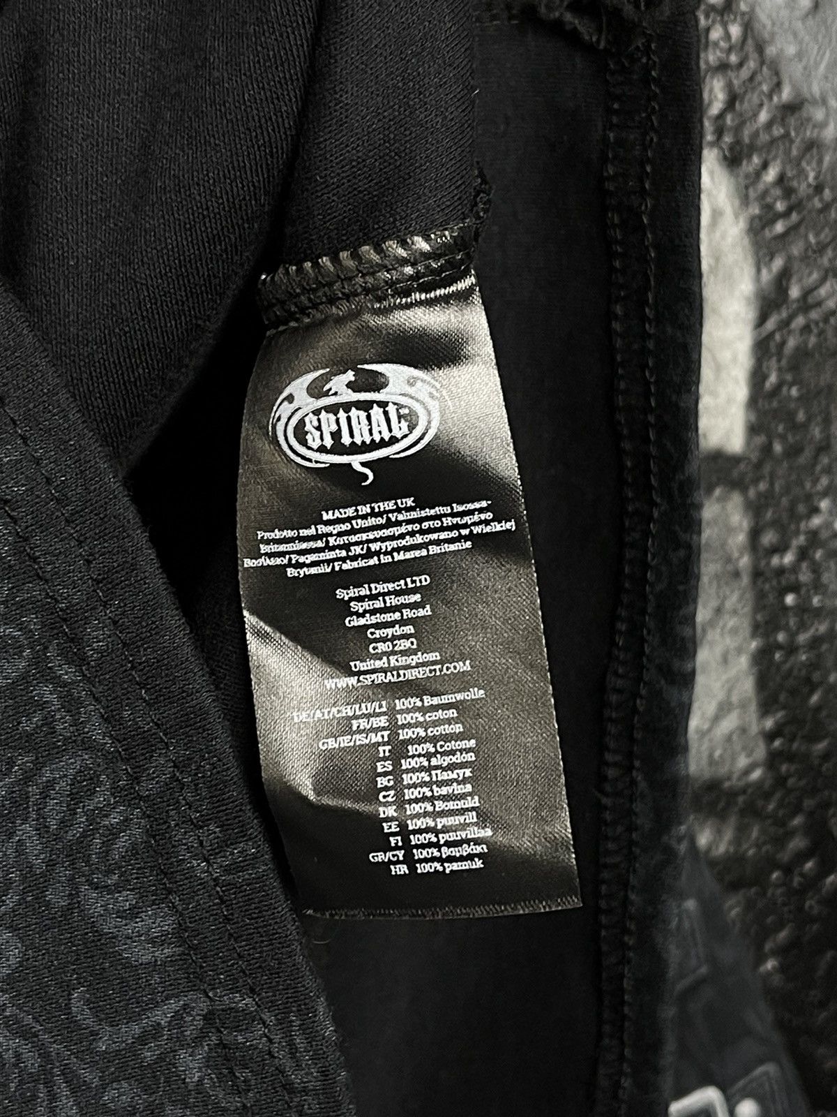 Vintage SPIRAL Vintage Gothic Logo Long Sleeve T-Shirt Size L Size L / US 10 / IT 46 - 11 Thumbnail