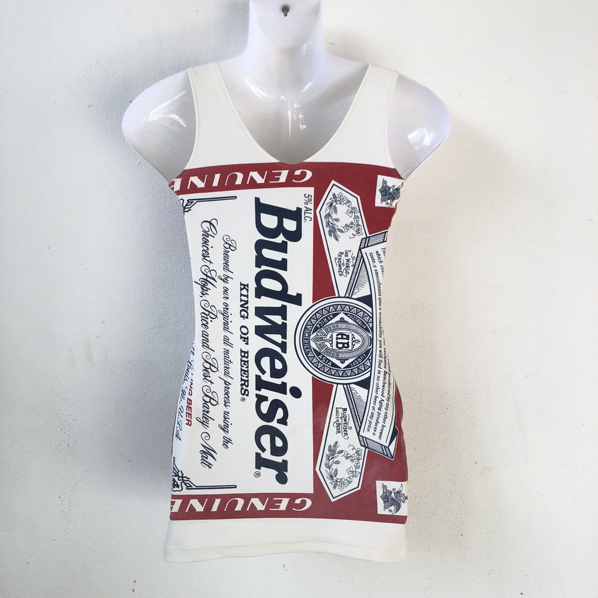 Vintage vintage BUDWEISER mini dress Size S / US 4 / IT 40 - 7 Thumbnail