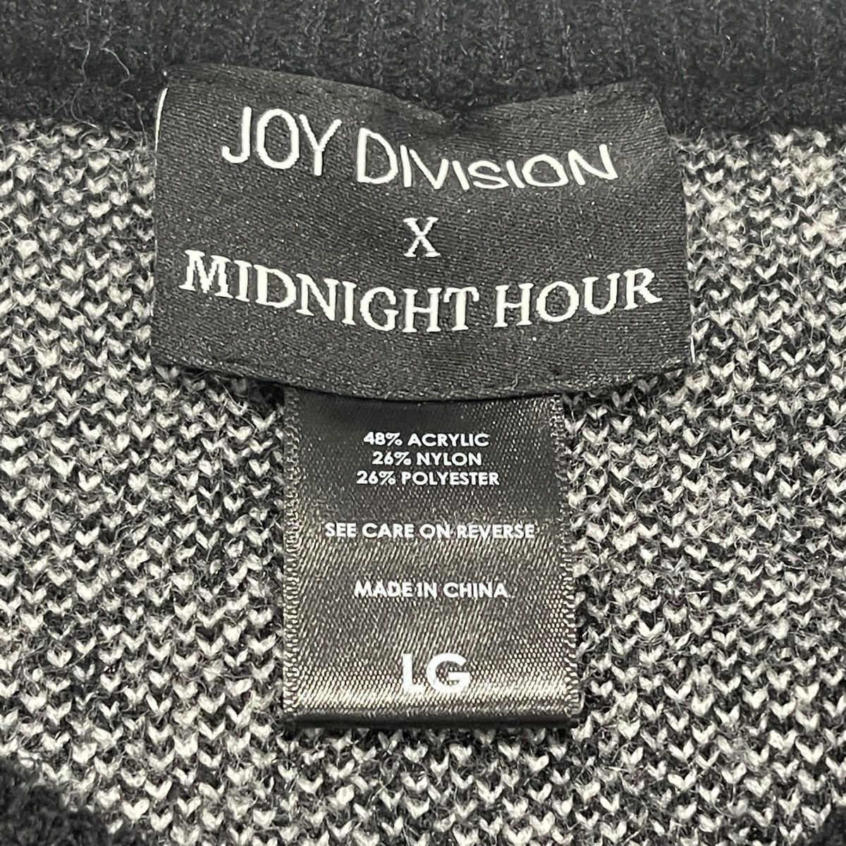 Joy Division Joy Division x Midnight Hour Unknown Pleasures Sweater Size US L / EU 52-54 / 3 - 3 Thumbnail