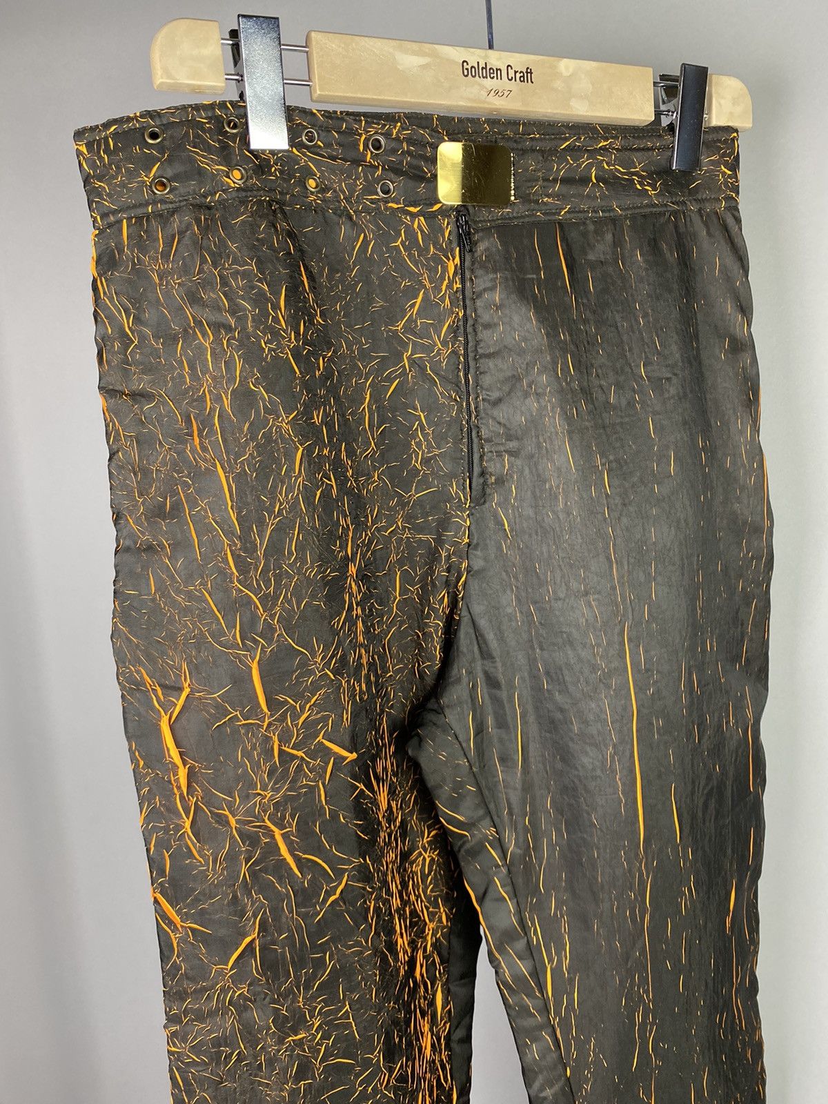 Japanese Brand × Vintage Vintage Graphic Nylon Pants with Abstract Orange Pattern Size US 32 / EU 48 - 12 Thumbnail