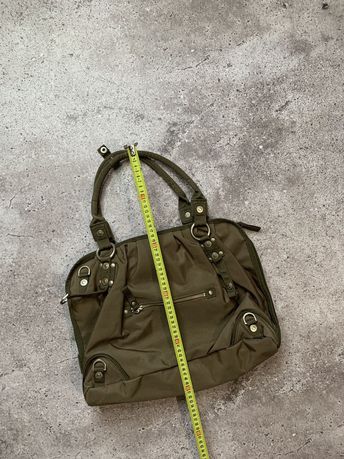 Japanese Brand Vintage GGL George Gina Lucy Hand Bag Black Avant Garde Y2k Size ONE SIZE - 13 Thumbnail