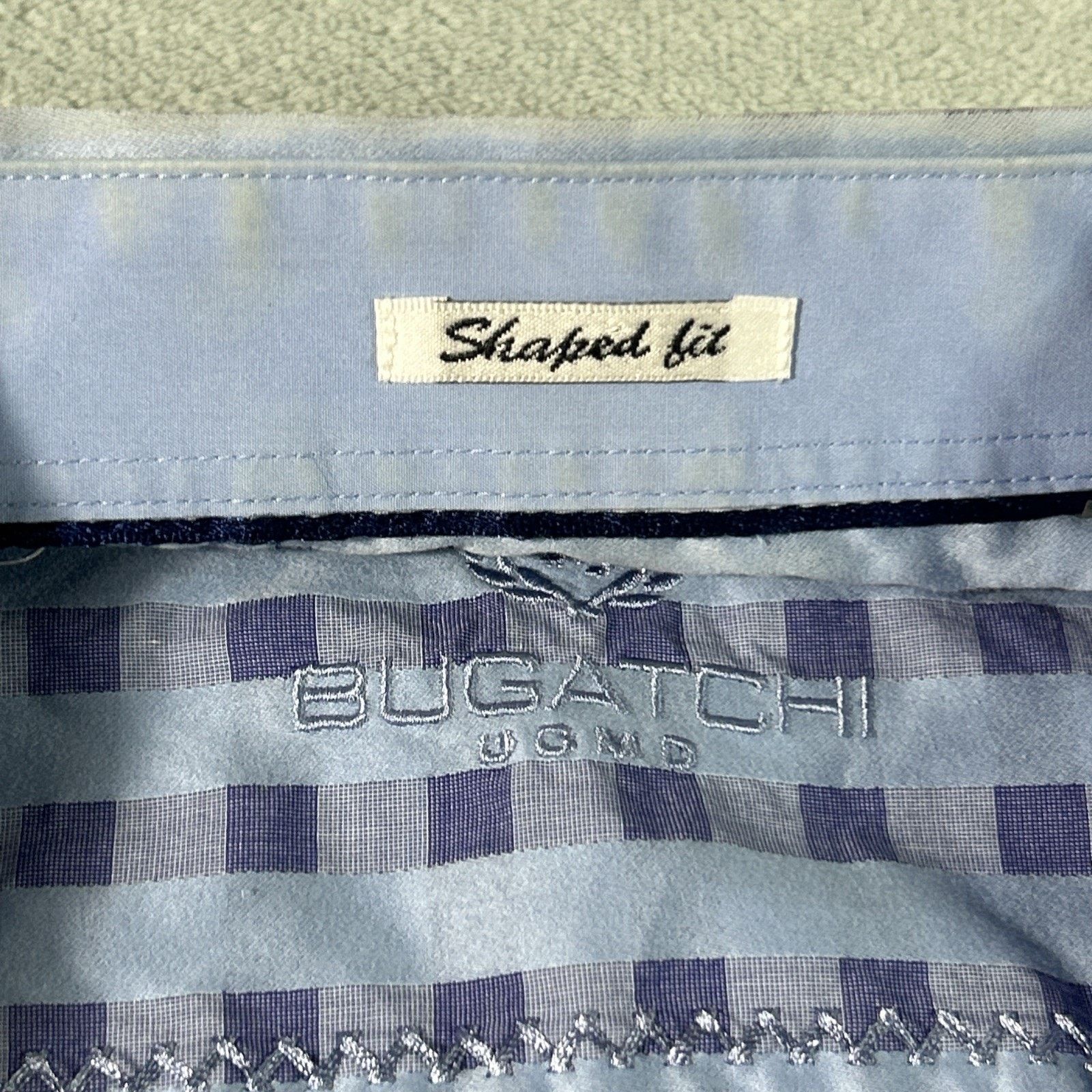 BUGATCHI Bugatchi Geometric Button Up Shirt Mens Medium Long Sleeve Size US M / EU 48-50 / 2 - 4 Thumbnail