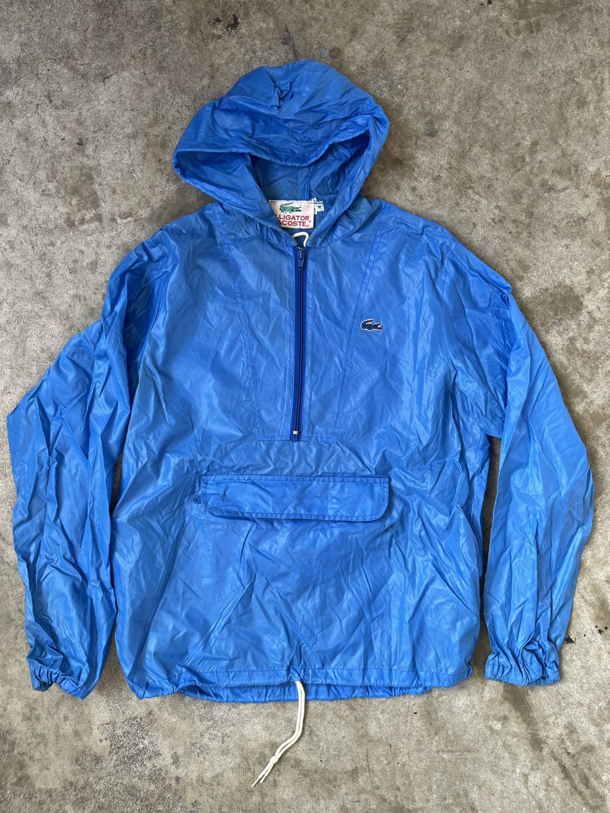 Lacoste × Vintage 90s Vintage Lacoste Packable Raincoat Size US M / EU 48-50 / 2 - 1 Thumbnail