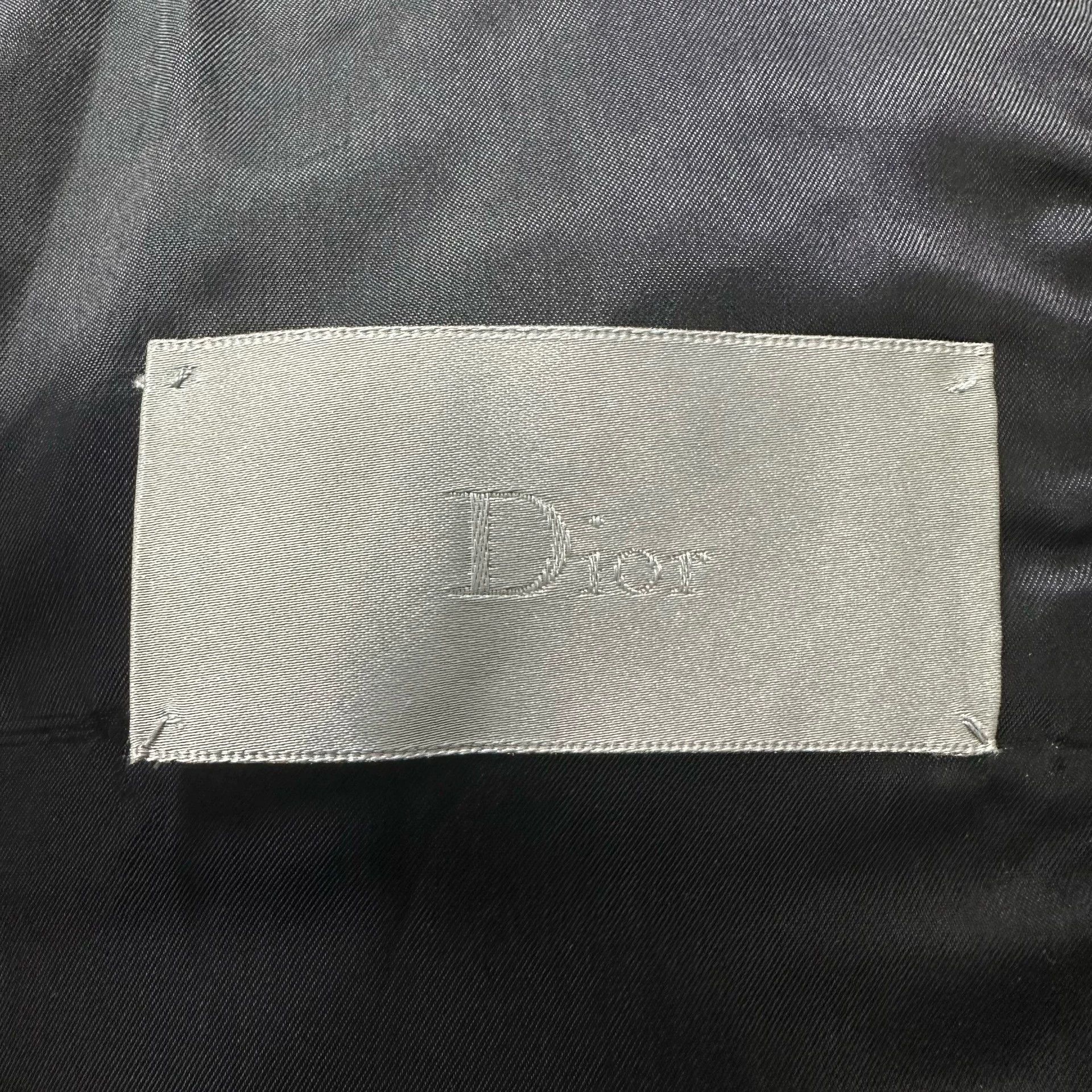 Dior Dior Navy Double Breasted Wool Jacket Size US S / EU 44-46 / 1 - 4 Thumbnail