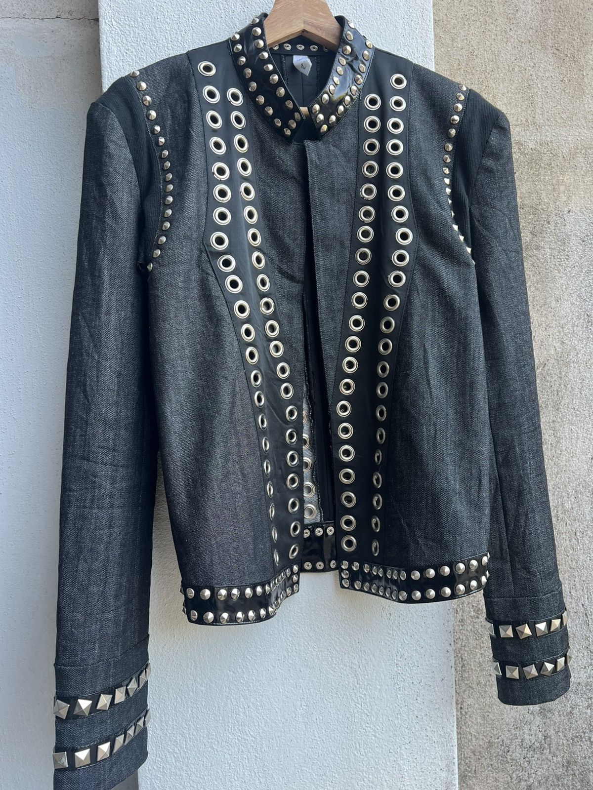 Vintage Vintage Tojo Denim Studded Custom Punk Beauty Beast Jacket Size US M / EU 48-50 / 2 - 3 Thumbnail