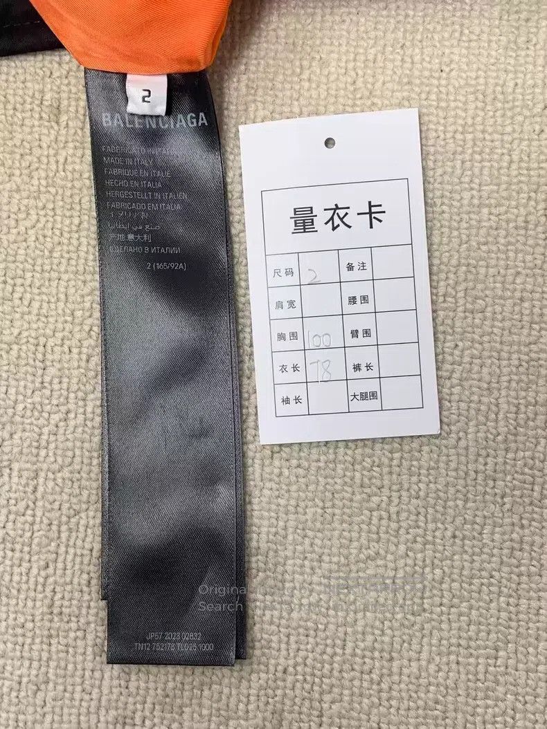 Balenciaga Balenciaga Letter Printed Hooded Zipper Jacket Black Size US M / EU 48-50 / 2 - 5 Thumbnail