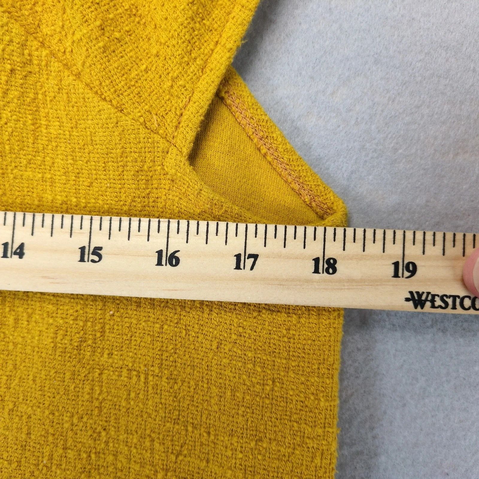 Madewell Texture & Thread Madewell Cap Sleeve Shift Mini Dress Sz L Size L / US 10 / IT 46 - 6 Thumbnail