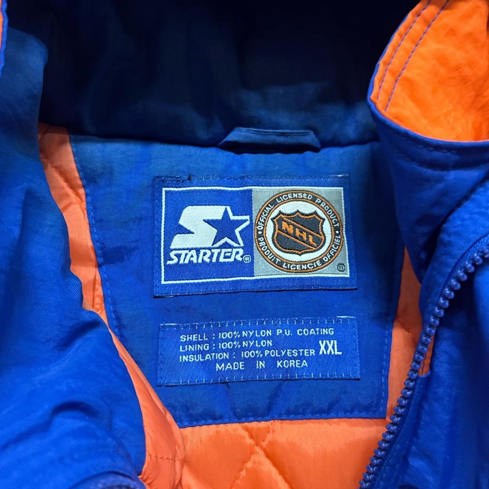 Starter × Vintage Vintage 90s Starter New York Islanders NHL Puffer Jacket Size US XXL / EU 58 / 5 - 7 Thumbnail