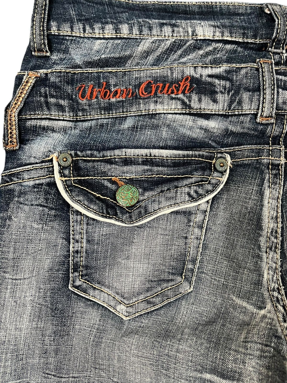 Japanese Brand × Vintage Vintage Urban Crush Double Waist Denim Size US 35 - 7 Thumbnail