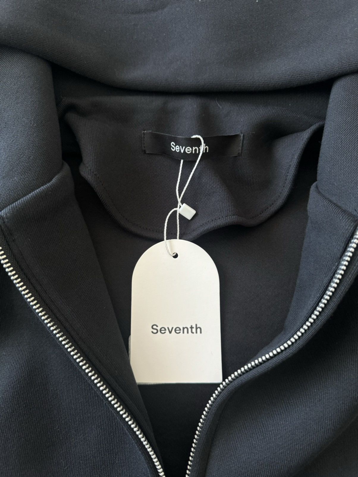Seventh Seventh Black V2 Heavyweight Zipped Hoodie New With Tags Size US L / EU 52-54 / 3 - 3 Thumbnail