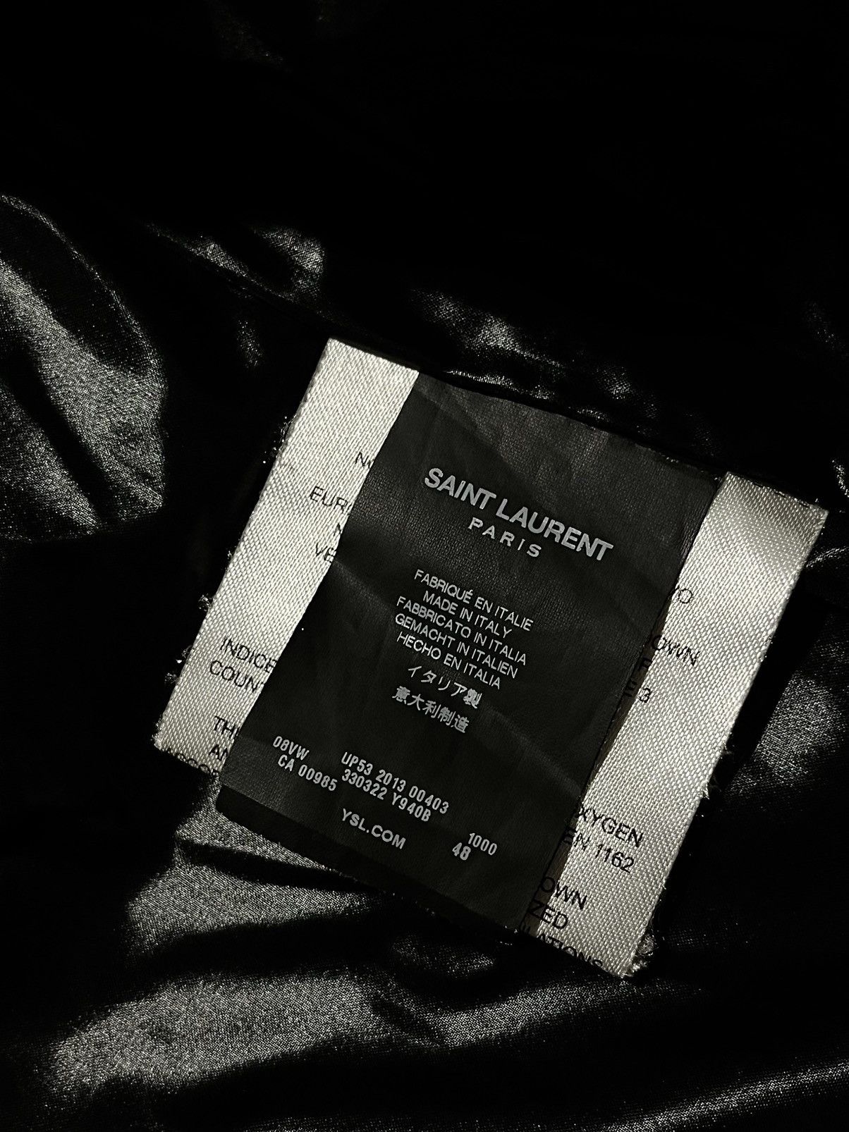 Hedi Slimane × Saint Laurent Paris Saint Laurent Paris FW2013 Leather Glossy Puffer By Hedi Size US M / EU 48-50 / 2 - 7 Thumbnail
