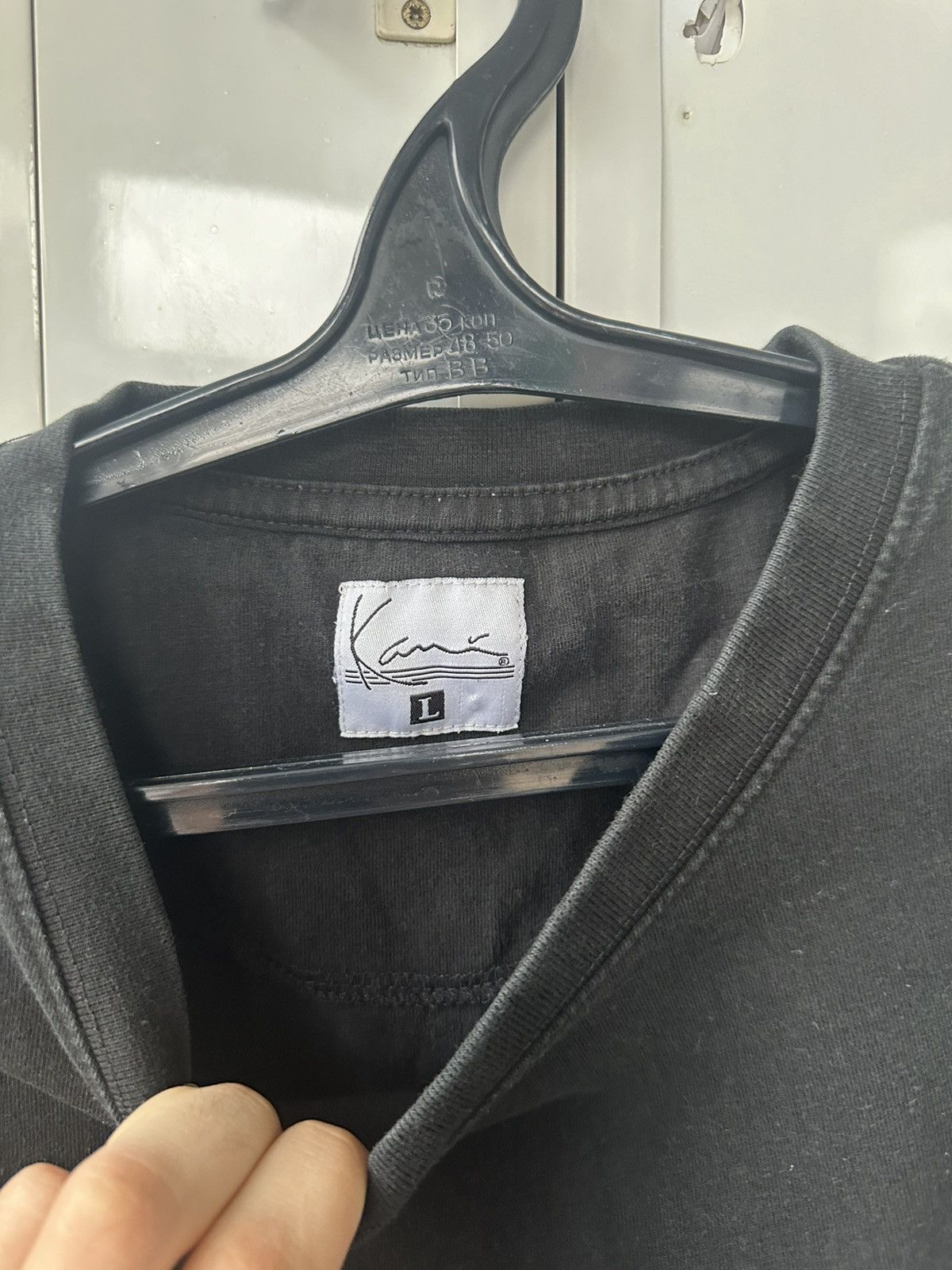 Other Vintage Karl Kani T-shirt Black Centre Logo Size US L / EU 52-54 / 3 - 9 Thumbnail