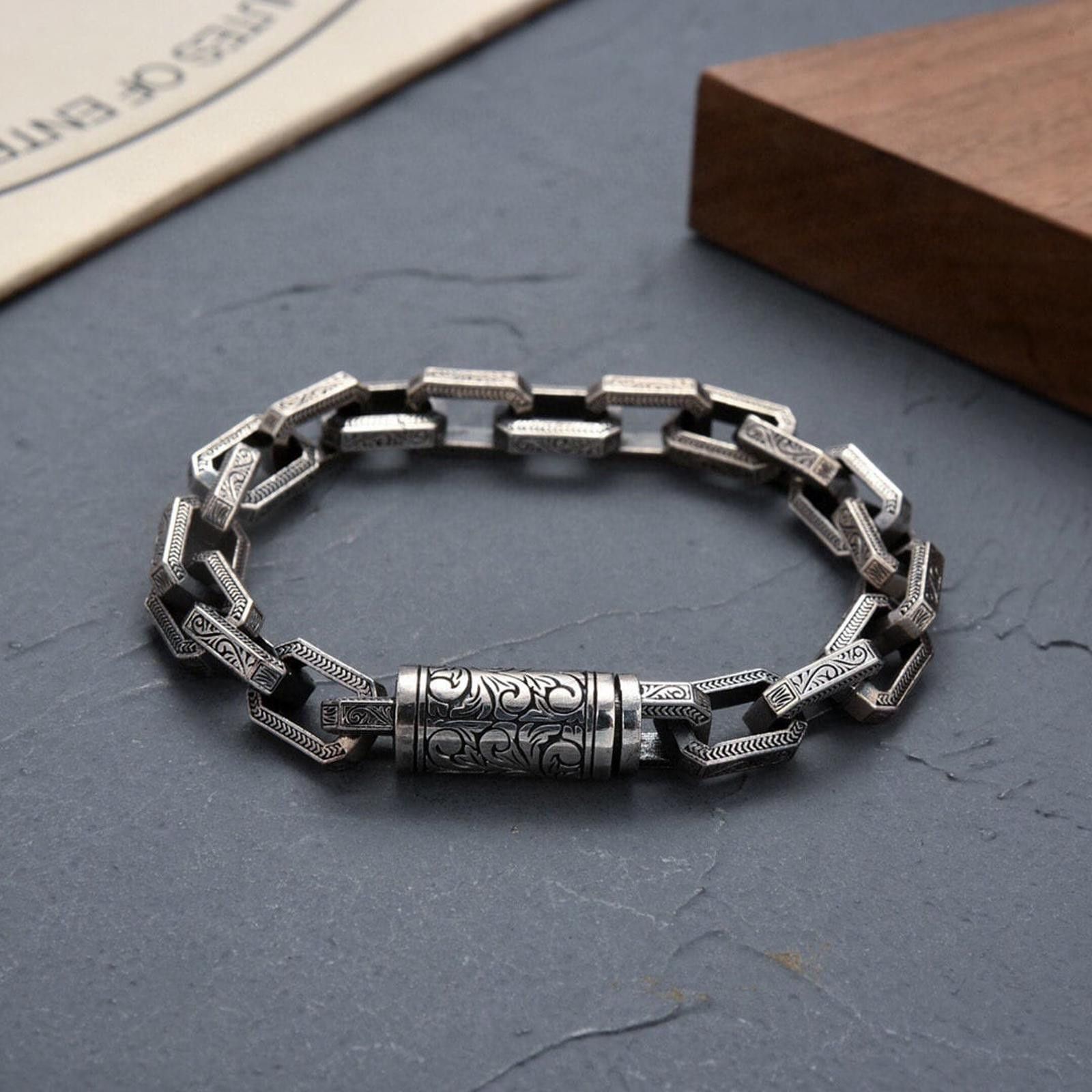 Other Stainless Steel Hammered Bracelet, Celtic Cuff Bracelet Size ONE SIZE - 1 Thumbnail