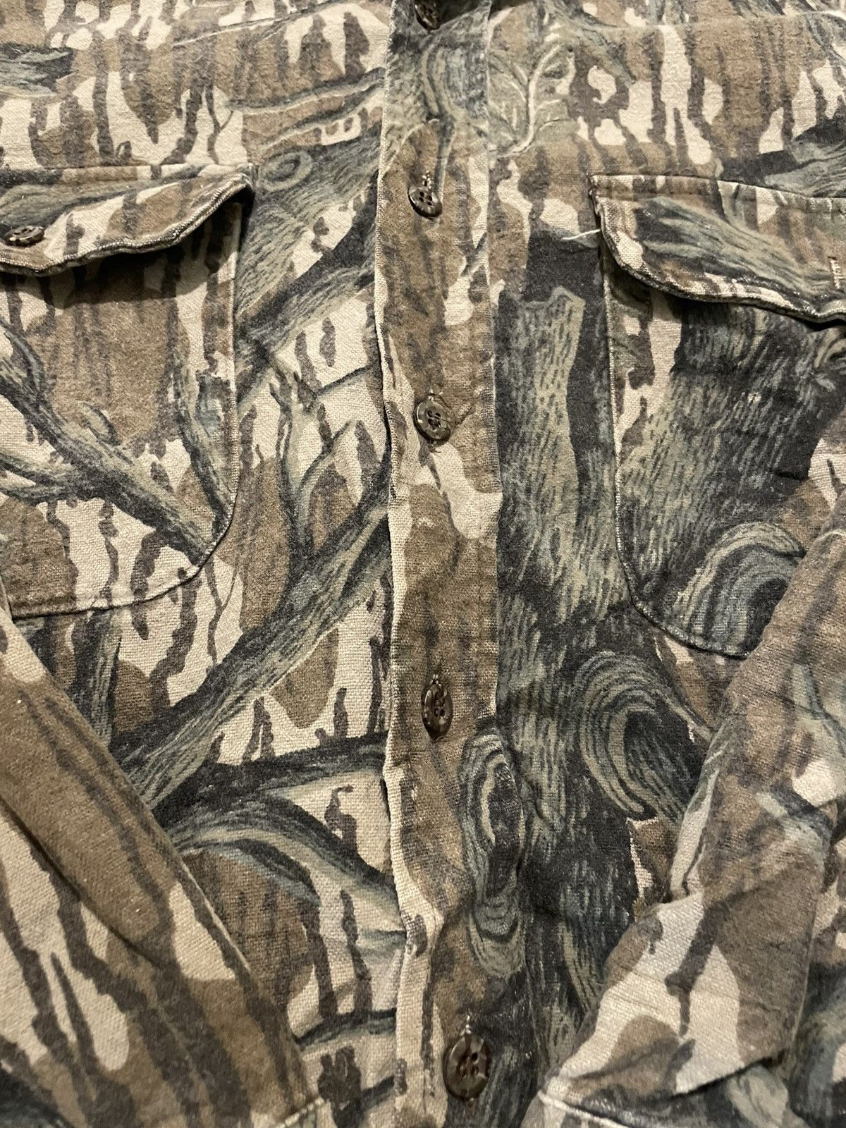 Mossy Oaks VINTAGE MOSSY OAK TREESTAND CAMO BUTTON UP SHIRT Size US L / EU 52-54 / 3 - 4 Thumbnail