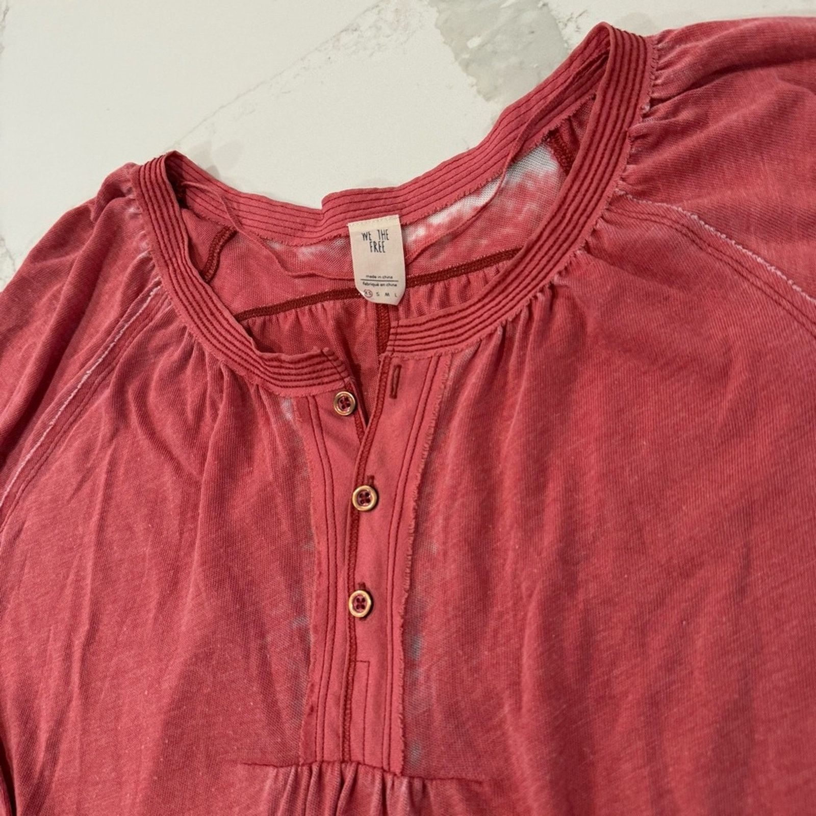 Free People Free People We The Free Acadia Henley Top Women’s XS Size XS / US 0-2 / IT 36-38 - 5 Thumbnail