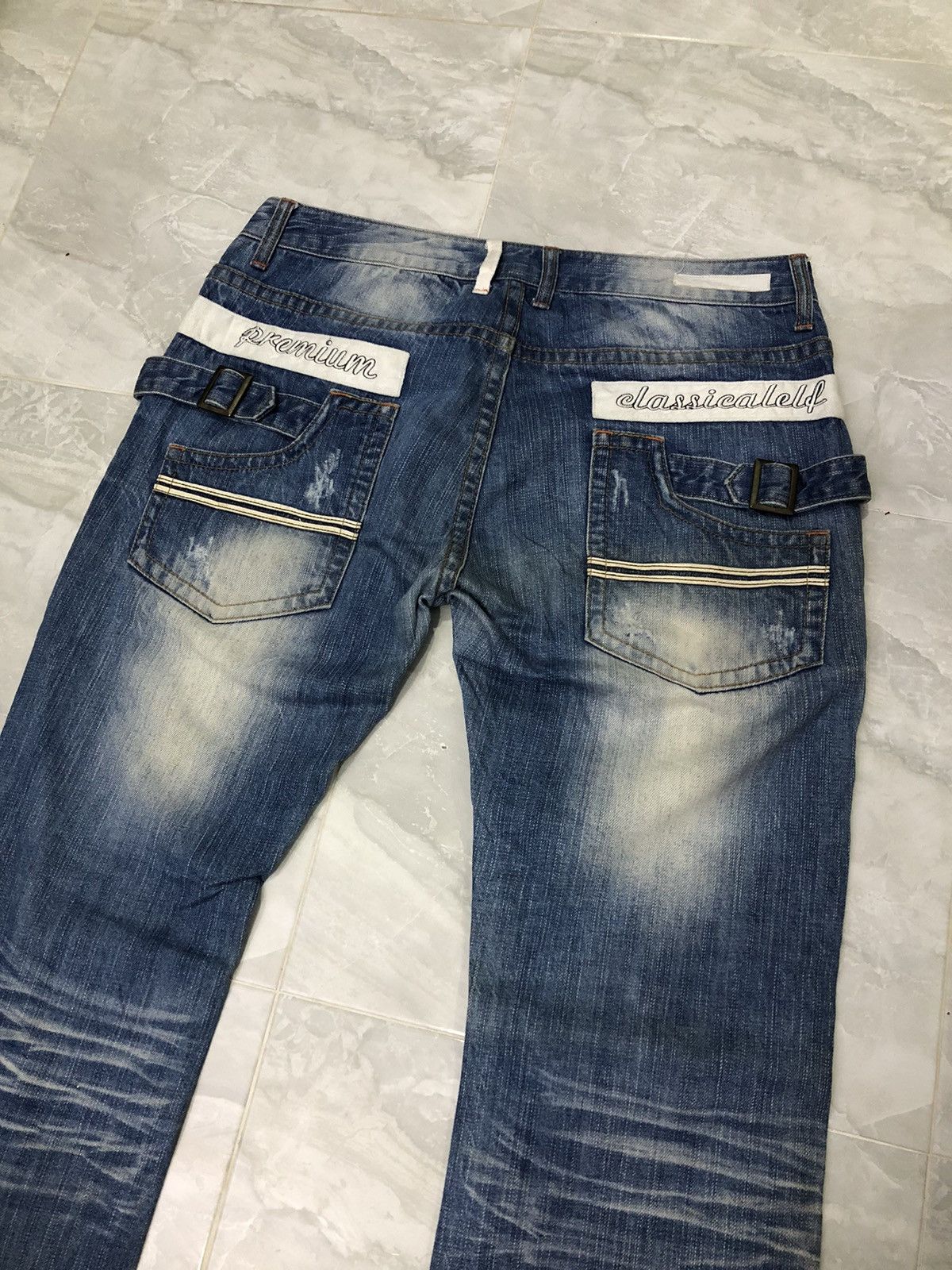 Hysteric Glamour Vintage Classical Elf Jeans with Rear Buckles Size US 34 / EU 50 - 9 Thumbnail