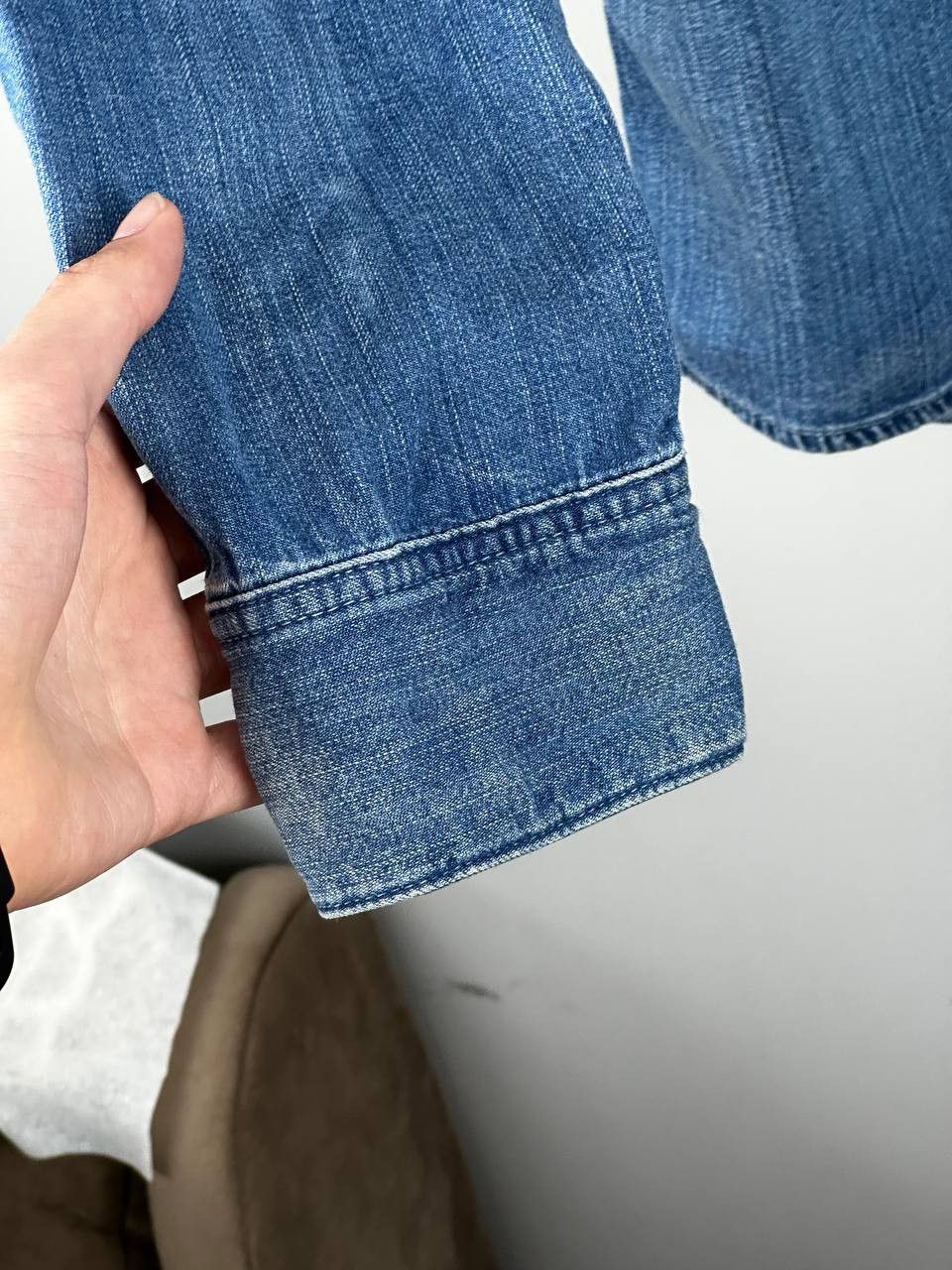 Nudie Jeans Nudie Casual Denim Cotton Luxury Long Sleeve Shirt Size US L / EU 52-54 / 3 - 7 Thumbnail