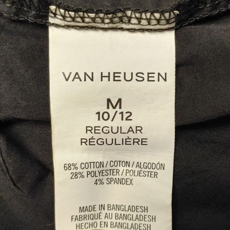 Van Heusen Van Heusen Flex Boy's Black Long Sleeve Button Down Dress Sh Size M / US 6-8 / IT 42-44 - 4 Thumbnail