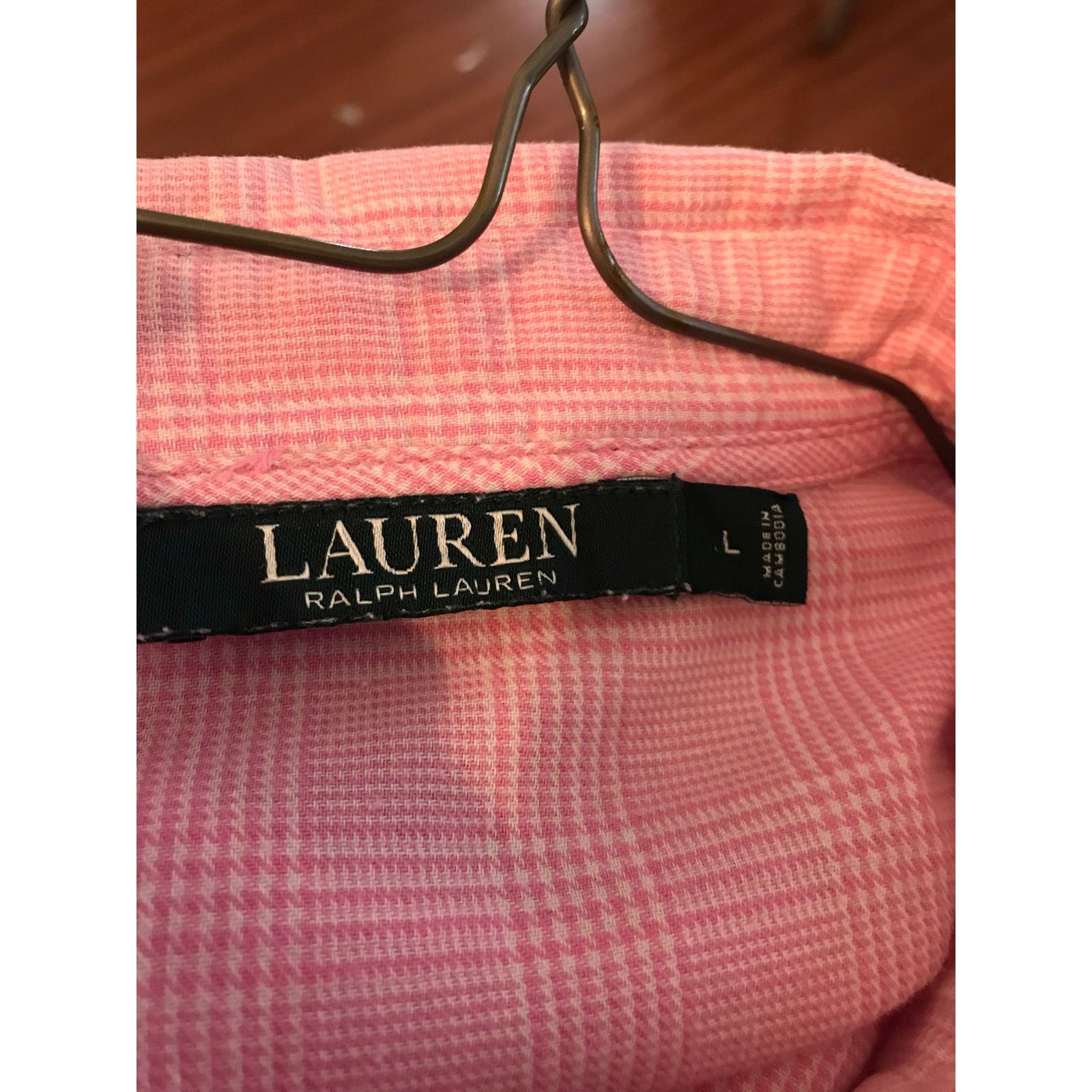 Ralph Lauren RALPH LAUREN POLO Shirt Men's L Pink L.S. Size US L / EU 52-54 / 3 - 5 Thumbnail