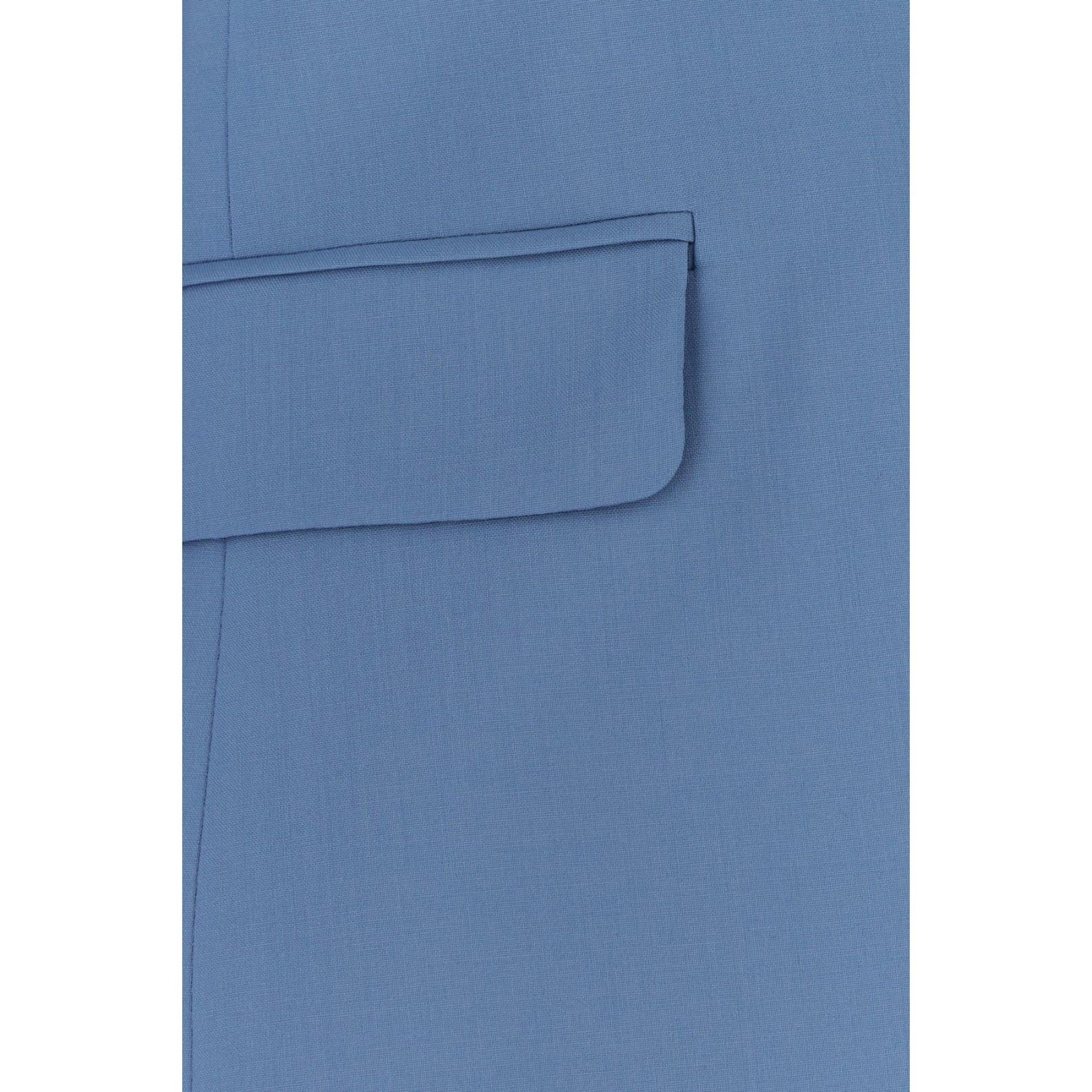 AMI MAX MARA Lamine Light-Blue Wool Blazer New & Authentic (Wome Size M / US 6-8 / IT 42-44 - 3 Thumbnail
