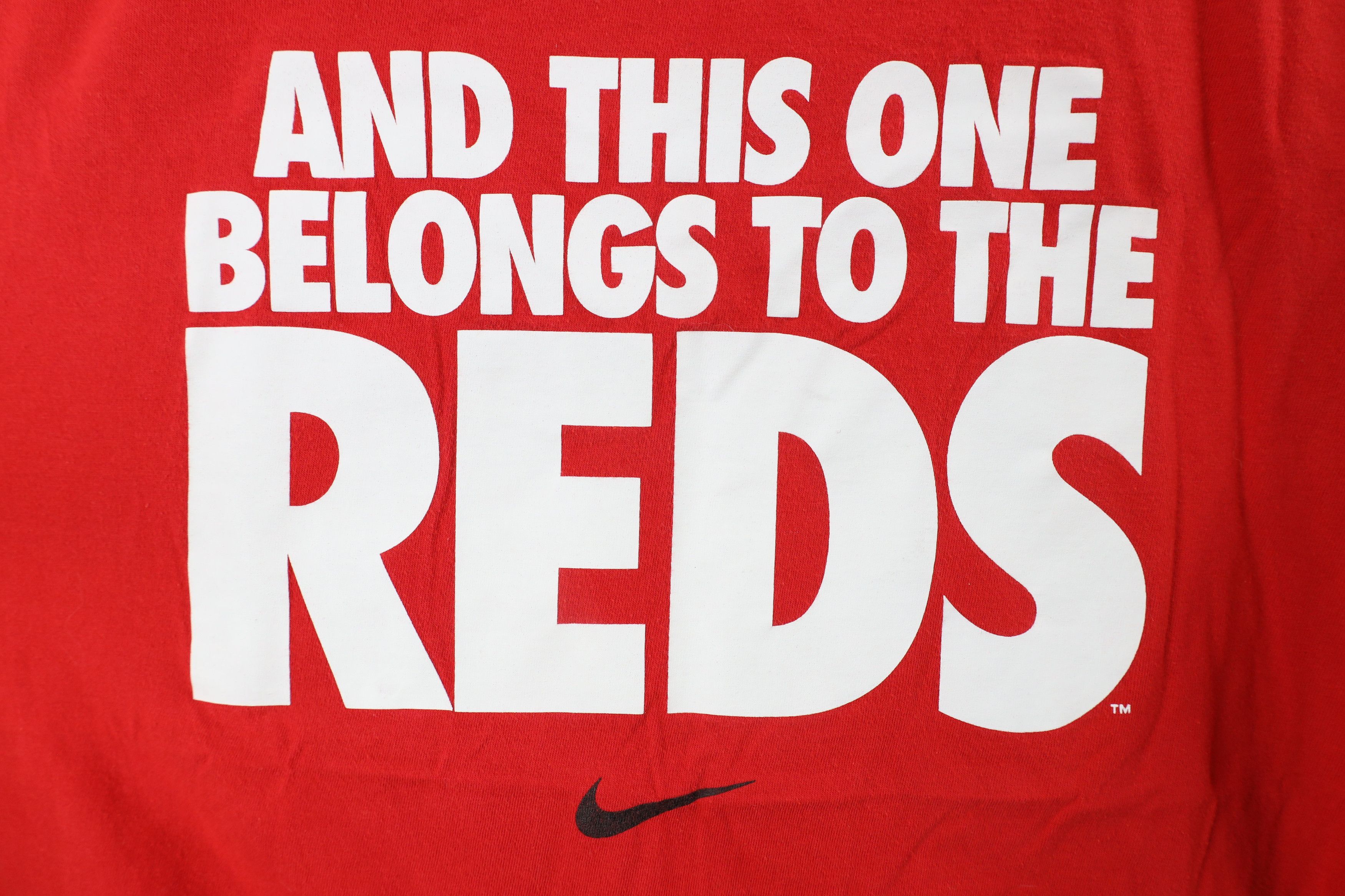 Nike × Vintage Vintage Y2K Nike Swoosh Cincinnati Reds Baseball T-Shirt Size US XL / EU 56 / 4 - 5 Thumbnail